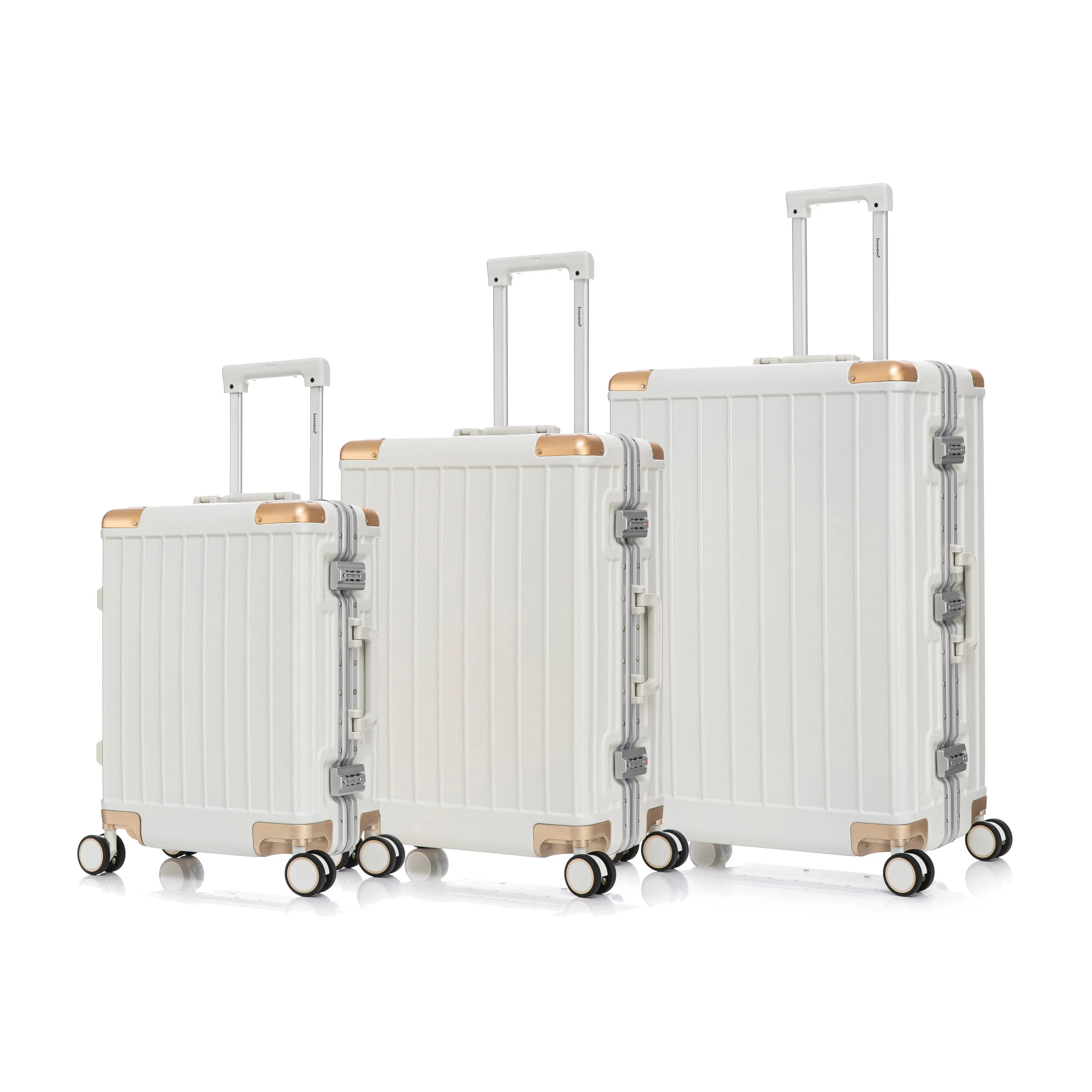 20/24/28 inch Luggage Set with Adjustable Handle and Swivel Wheels