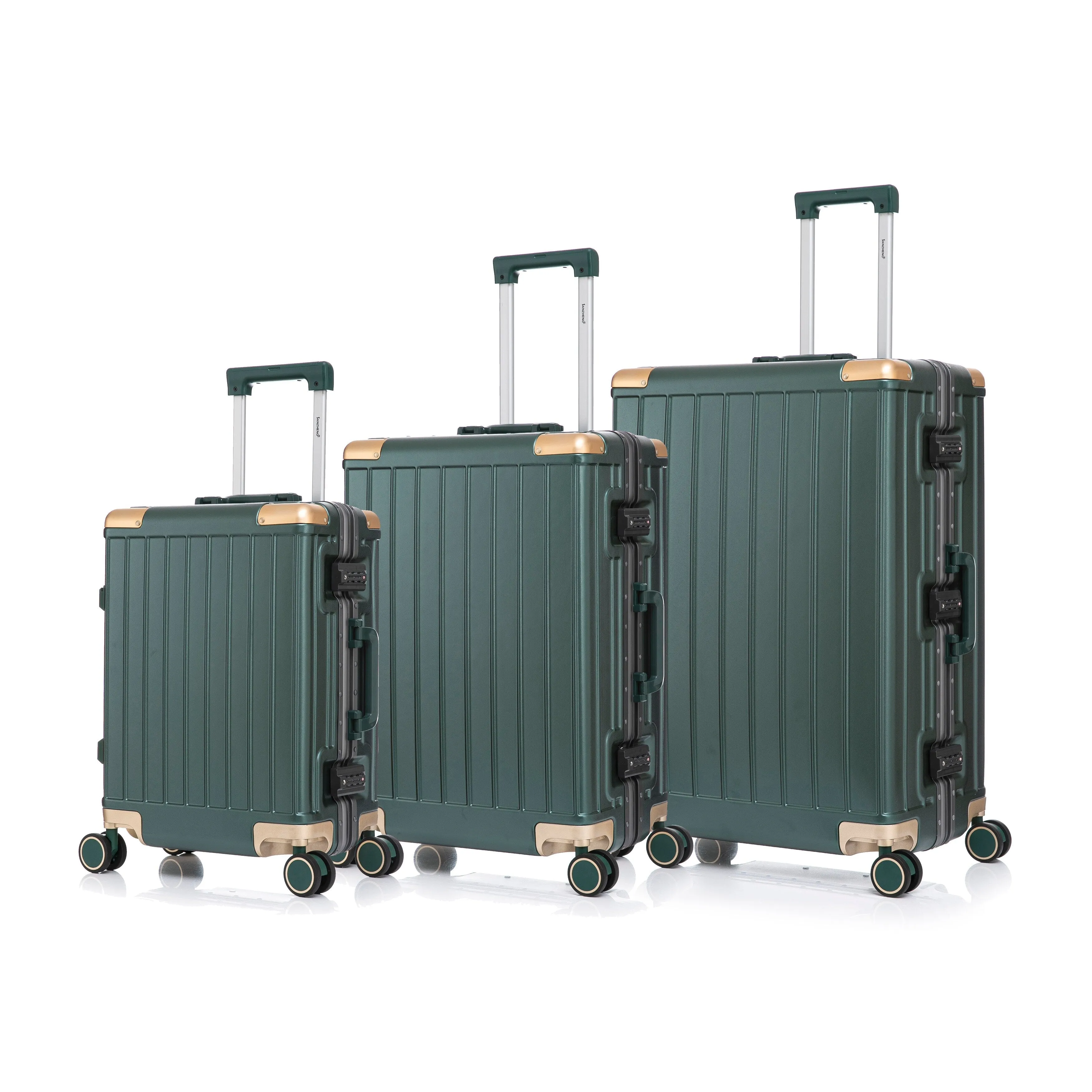 20/24/28 inch Luggage Set with Adjustable Handle and Swivel Wheels