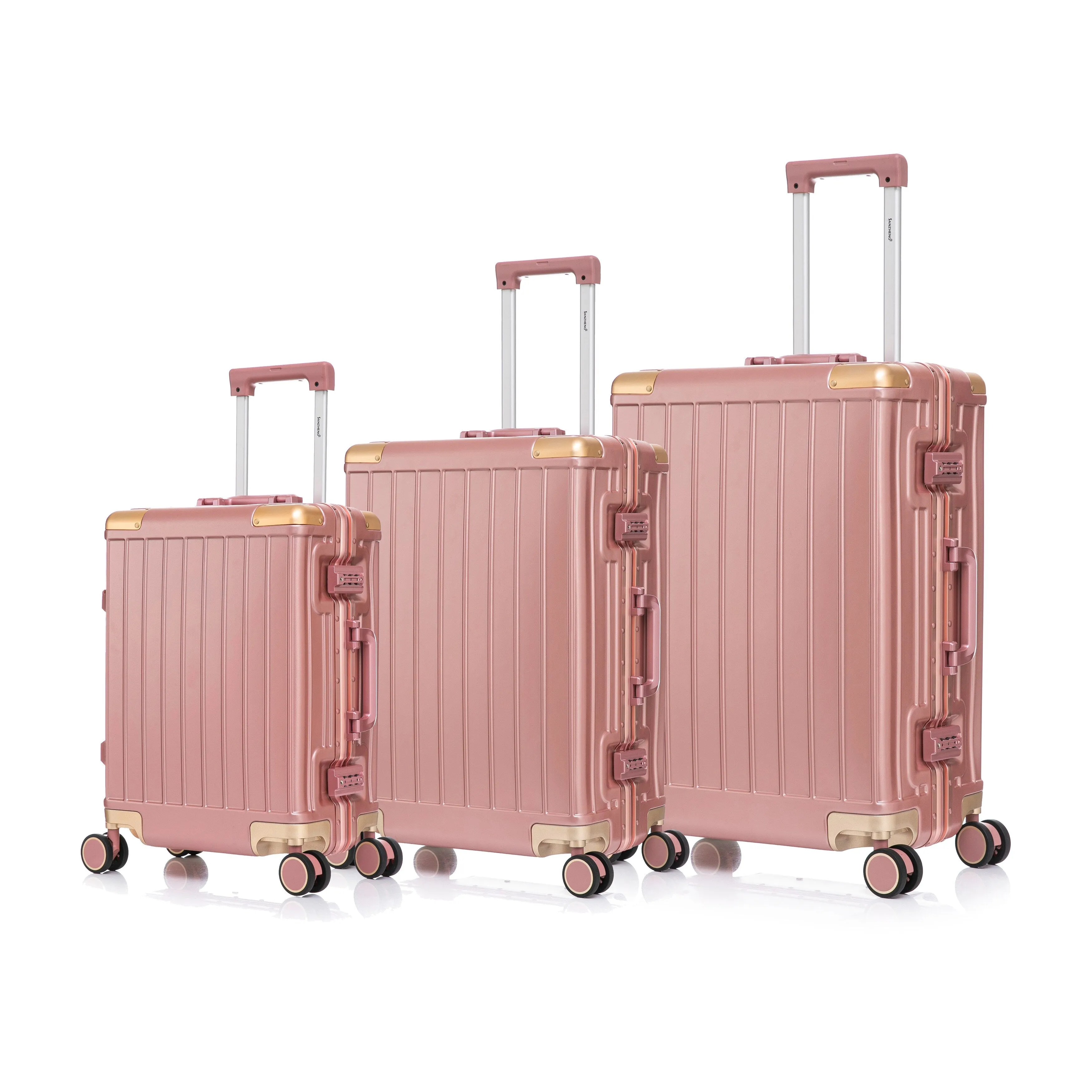 20/24/28 inch Luggage Set with Adjustable Handle and Swivel Wheels