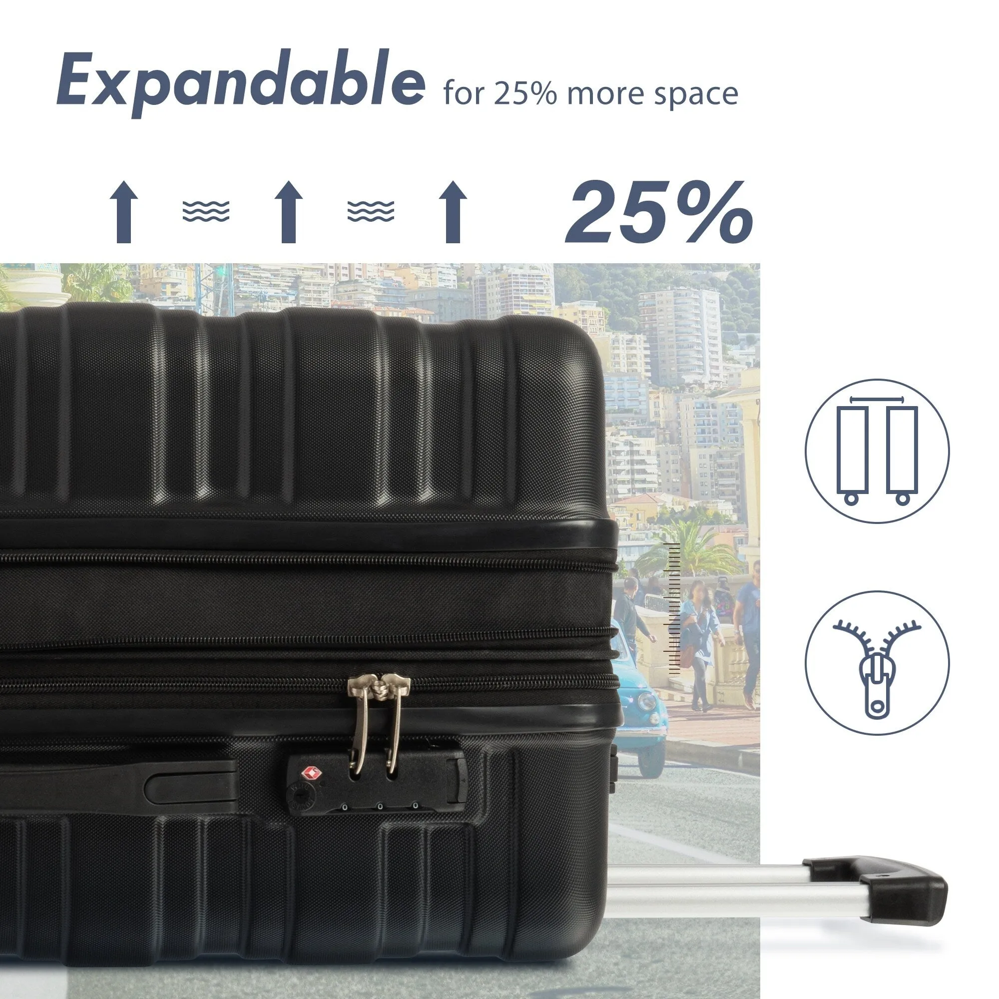 24" Luggage Sets Suitcase/Trunk /Check-in Luggage /Carry-on Luggage