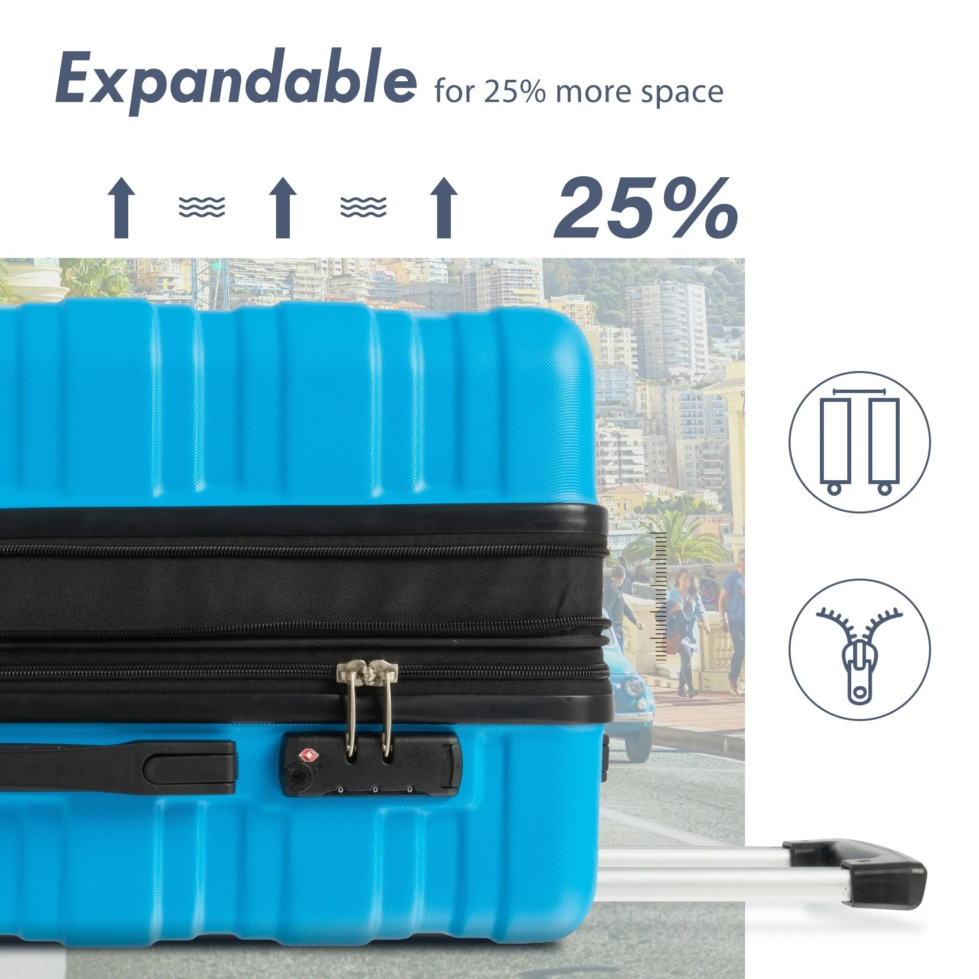 24" Luggage Sets Suitcase/Trunk /Check-in Luggage /Carry-on Luggage
