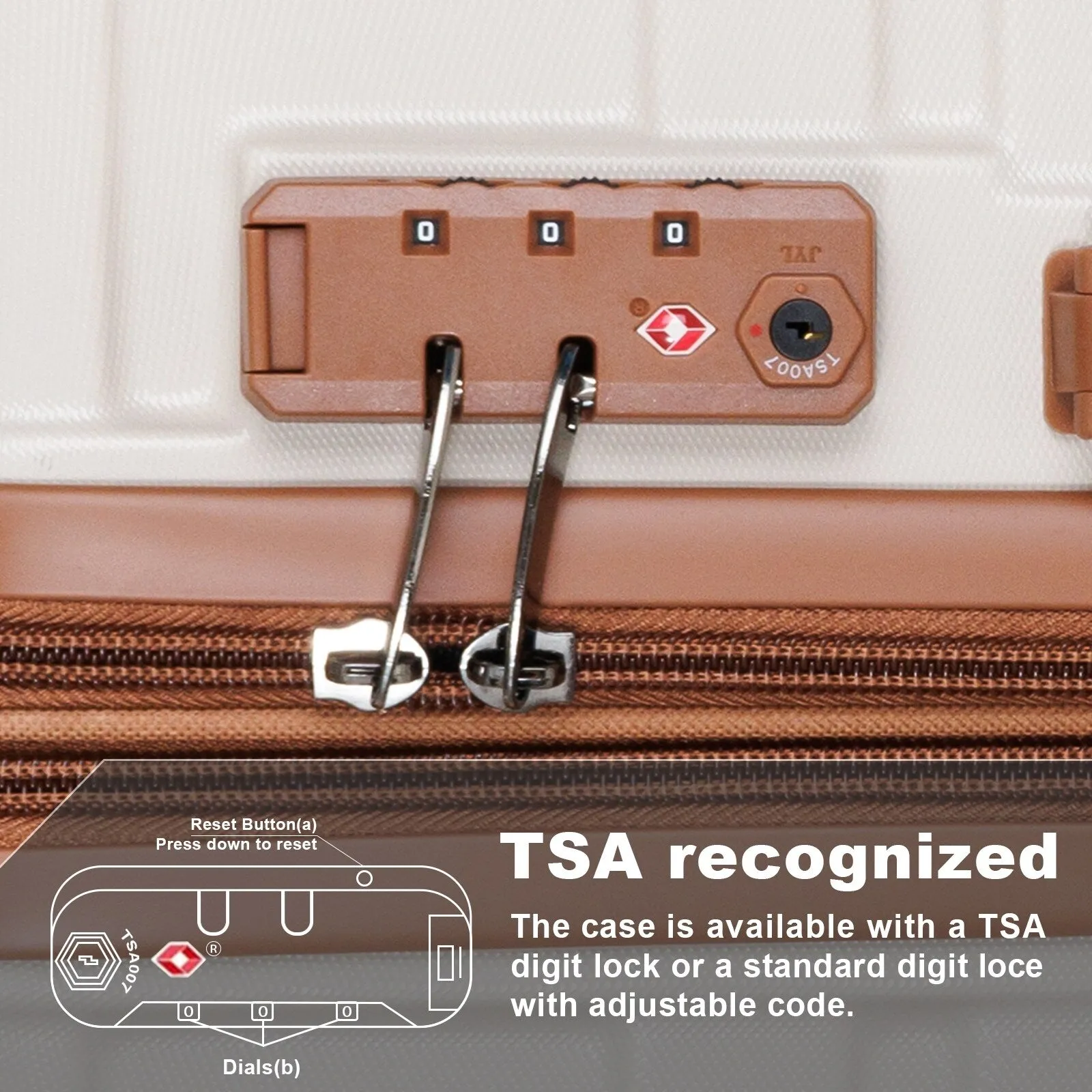 28/24/20 Luggage Sets with Dual Spinner Wheels, Hardshell Expandable Luggage with Tsa Approved Lock
