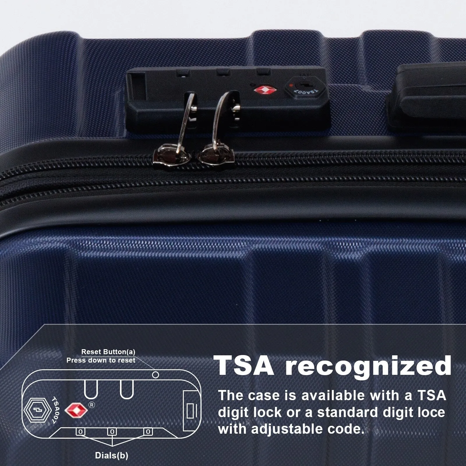 28/24/20 Luggage Sets with Dual Spinner Wheels, Hardshell Expandable Luggage with Tsa Approved Lock