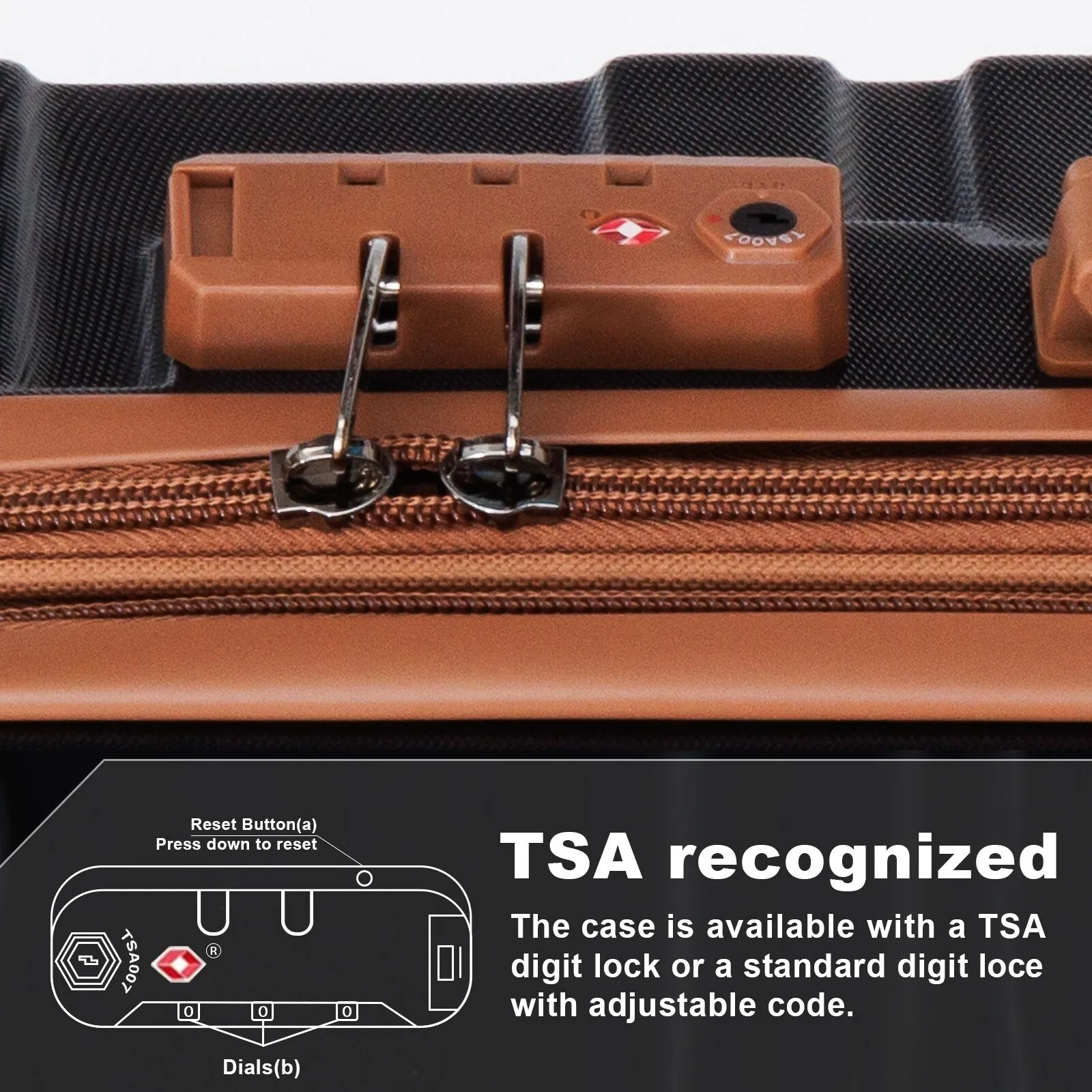 28/24/20 Luggage Sets with Dual Spinner Wheels, Hardshell Expandable Luggage with Tsa Approved Lock