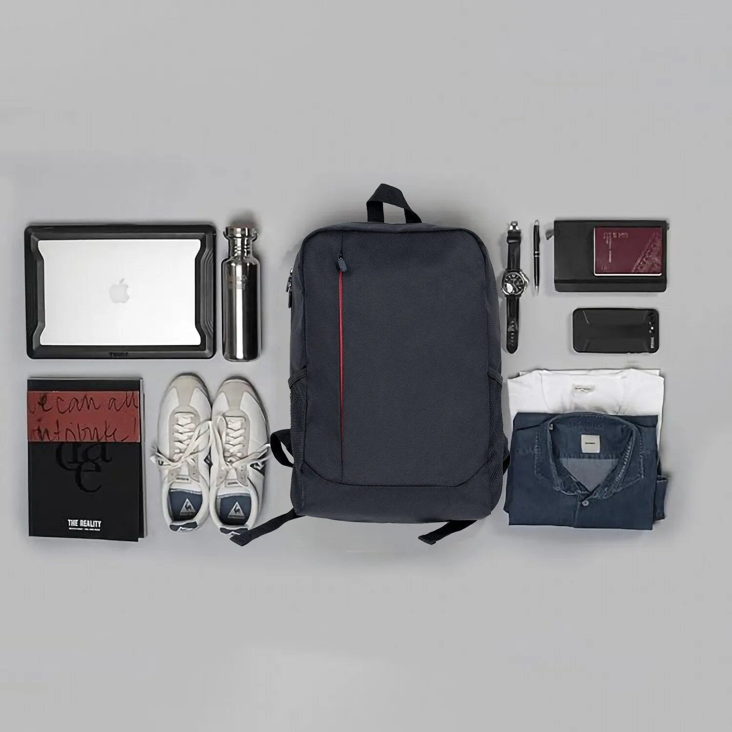 2pcs Softsided Suitcase Set w/Universal Wheels & Oxford Cloth Backpack