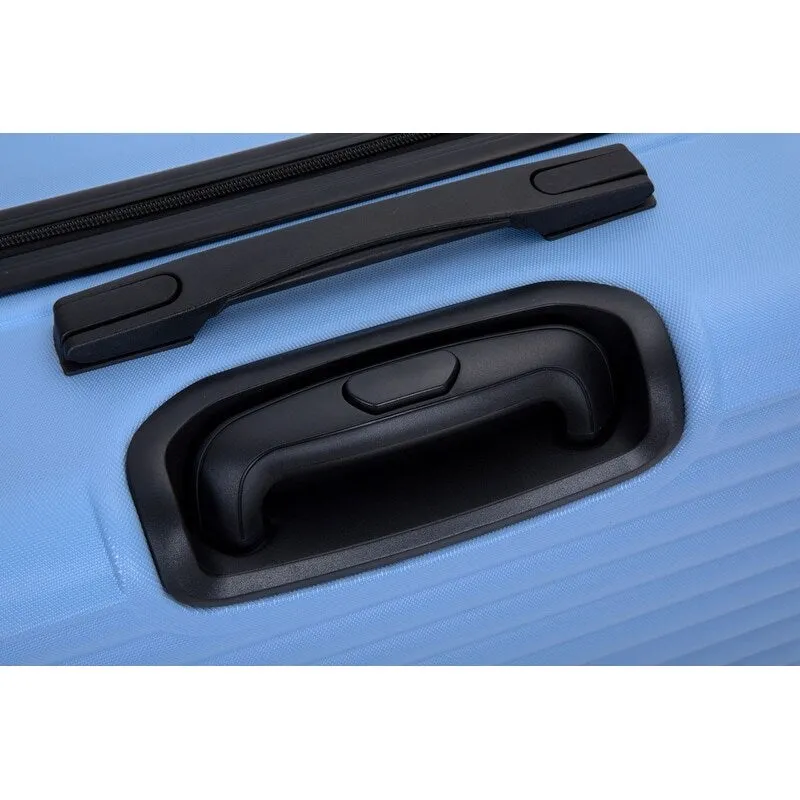 3 Piece ABS Lightweight Suitcase Luggage Sets with Two Hooks,TSA Lock