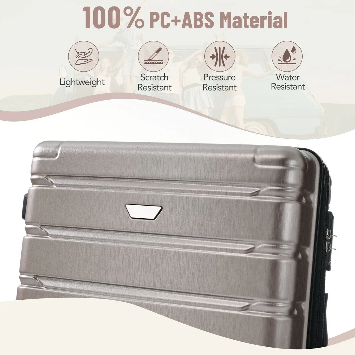 3 Piece Luggage Set Suitcase Set