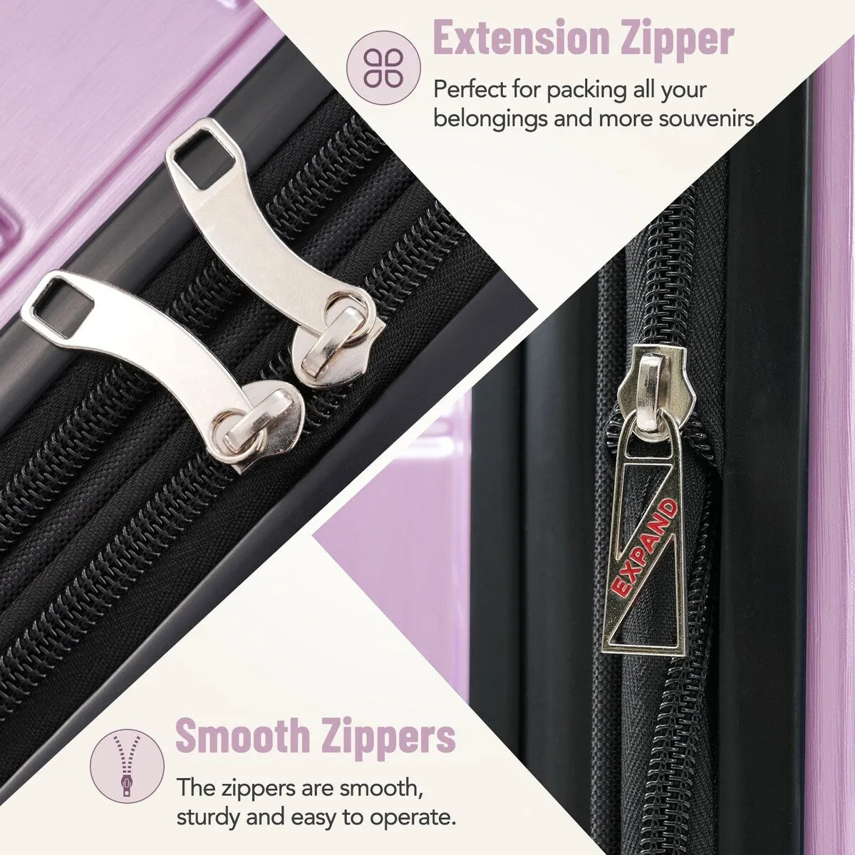 3 Piece Luggage Set Suitcase Set