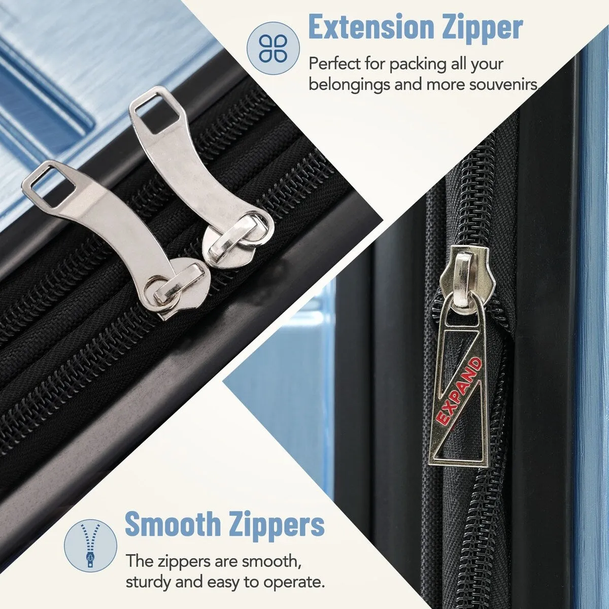 3 Piece Luggage Set Suitcase Set