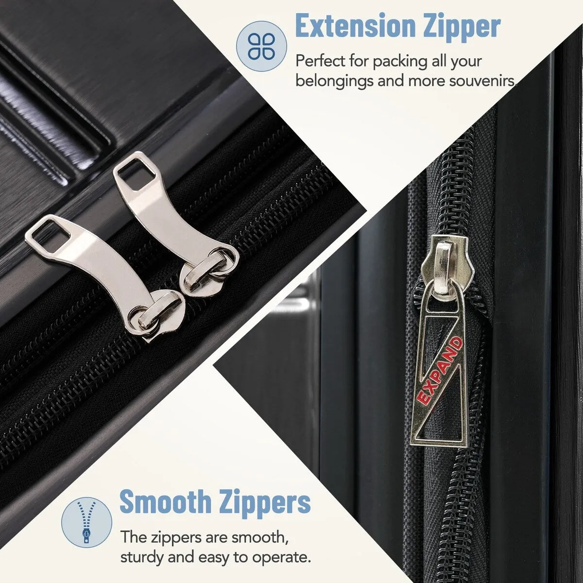 3 Piece Luggage Set Suitcase Set