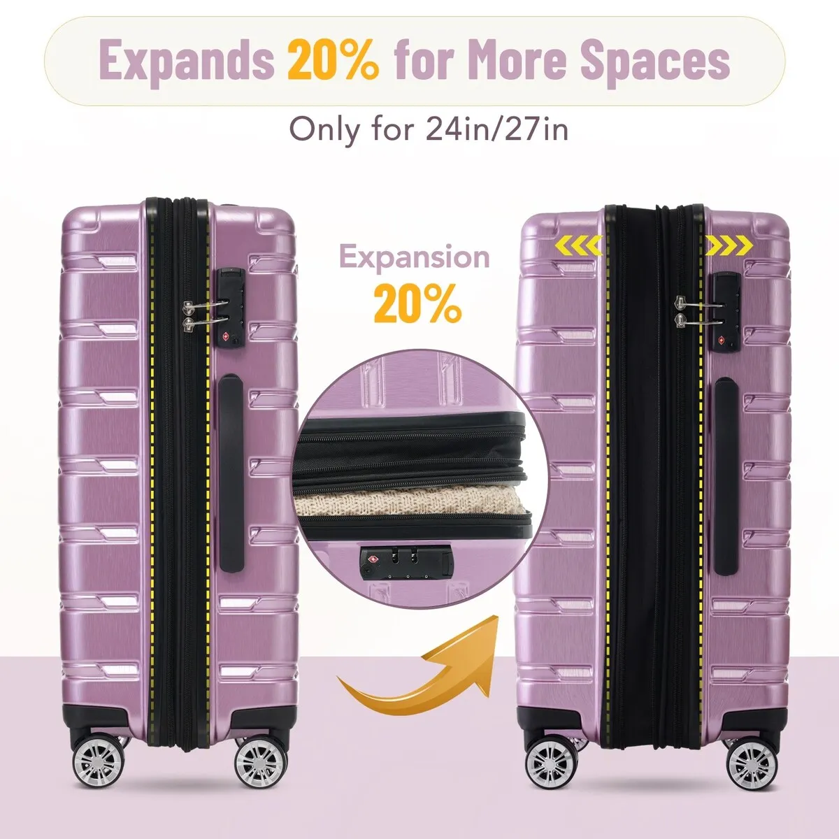 3 Piece Luggage Set Suitcase Set