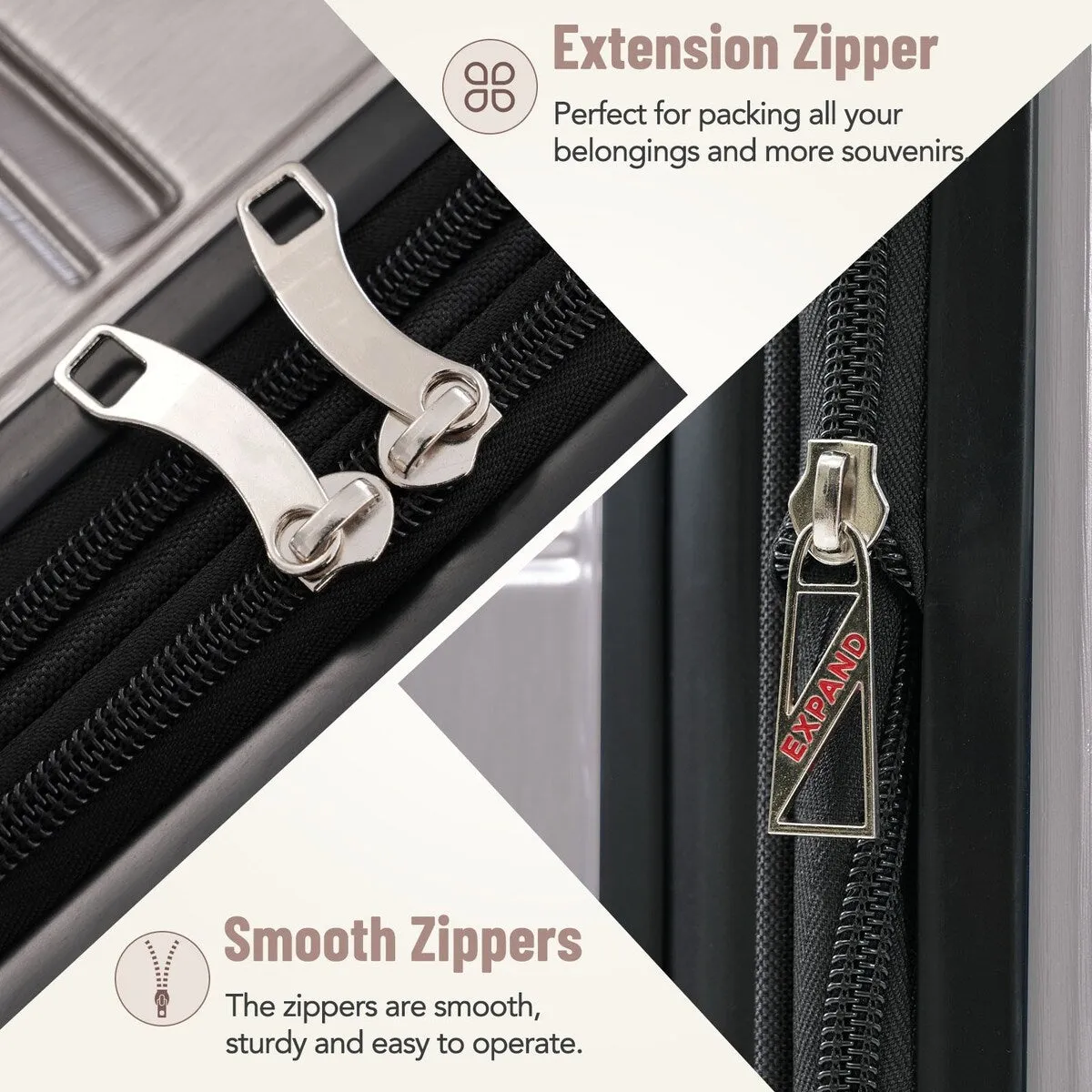 3 Piece Luggage Set Suitcase Set