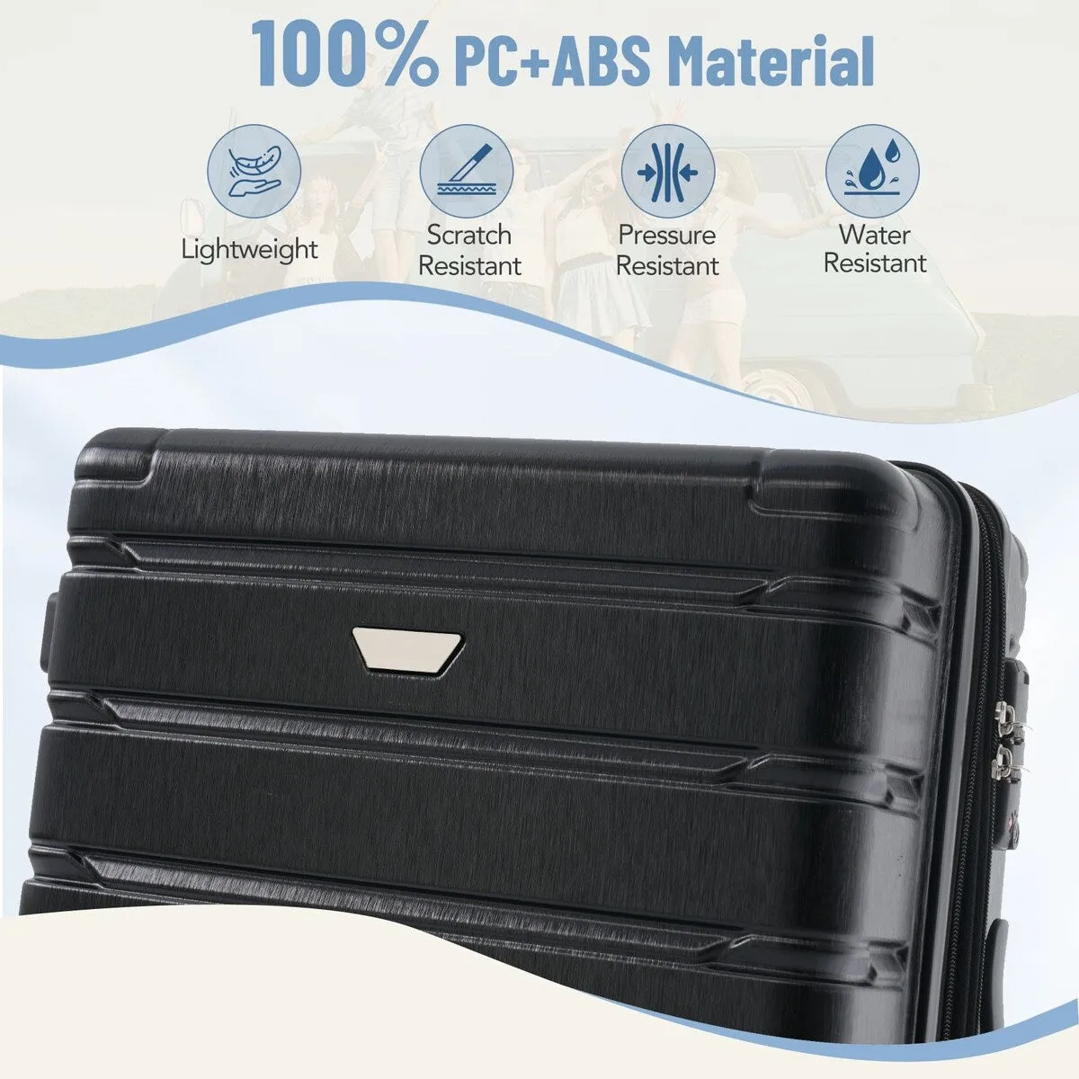 3 Piece Luggage Set Suitcase Set