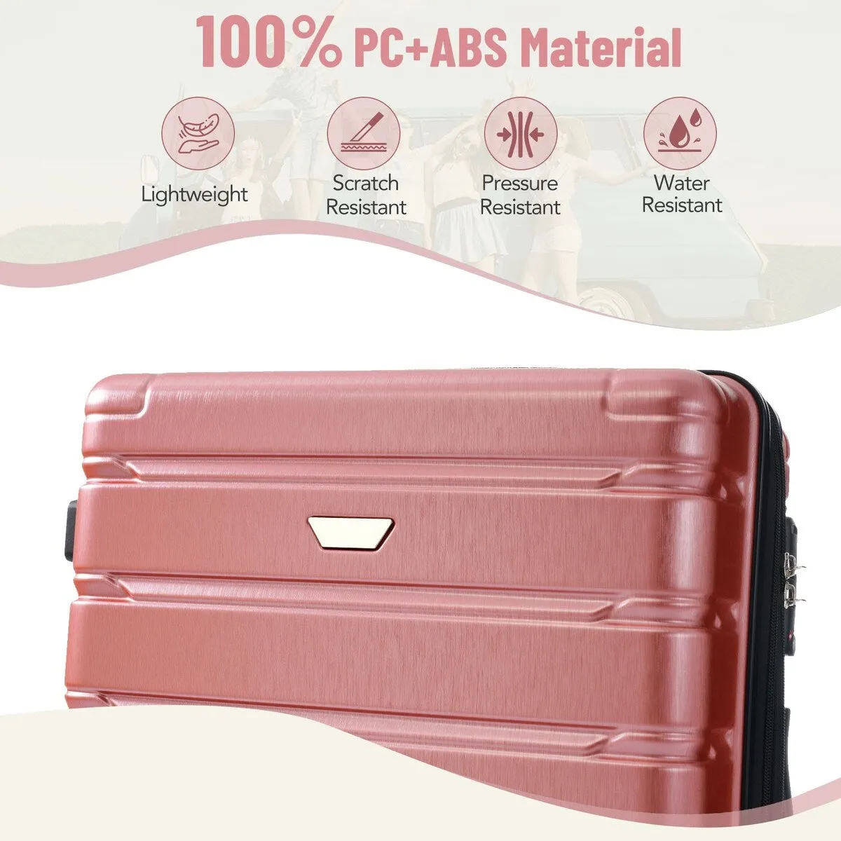 3 Piece Luggage Set Suitcase Set