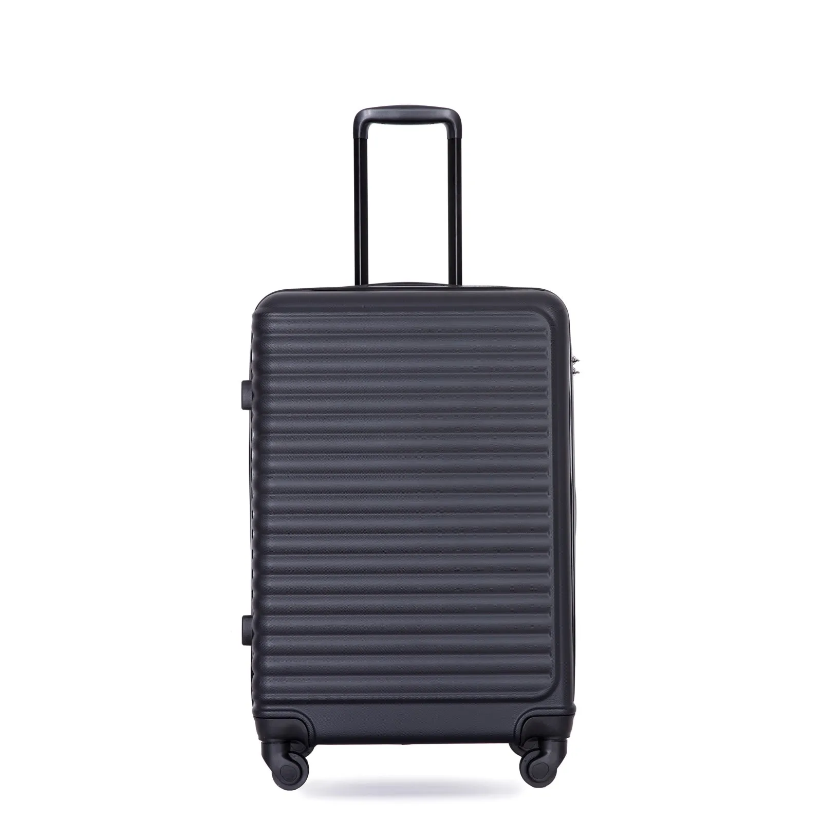 3 Piece Luggage Sets ABS Lightweight Suitcase with Two Hooks, Spinner Wheels, TSA Lock, (20/24/28)