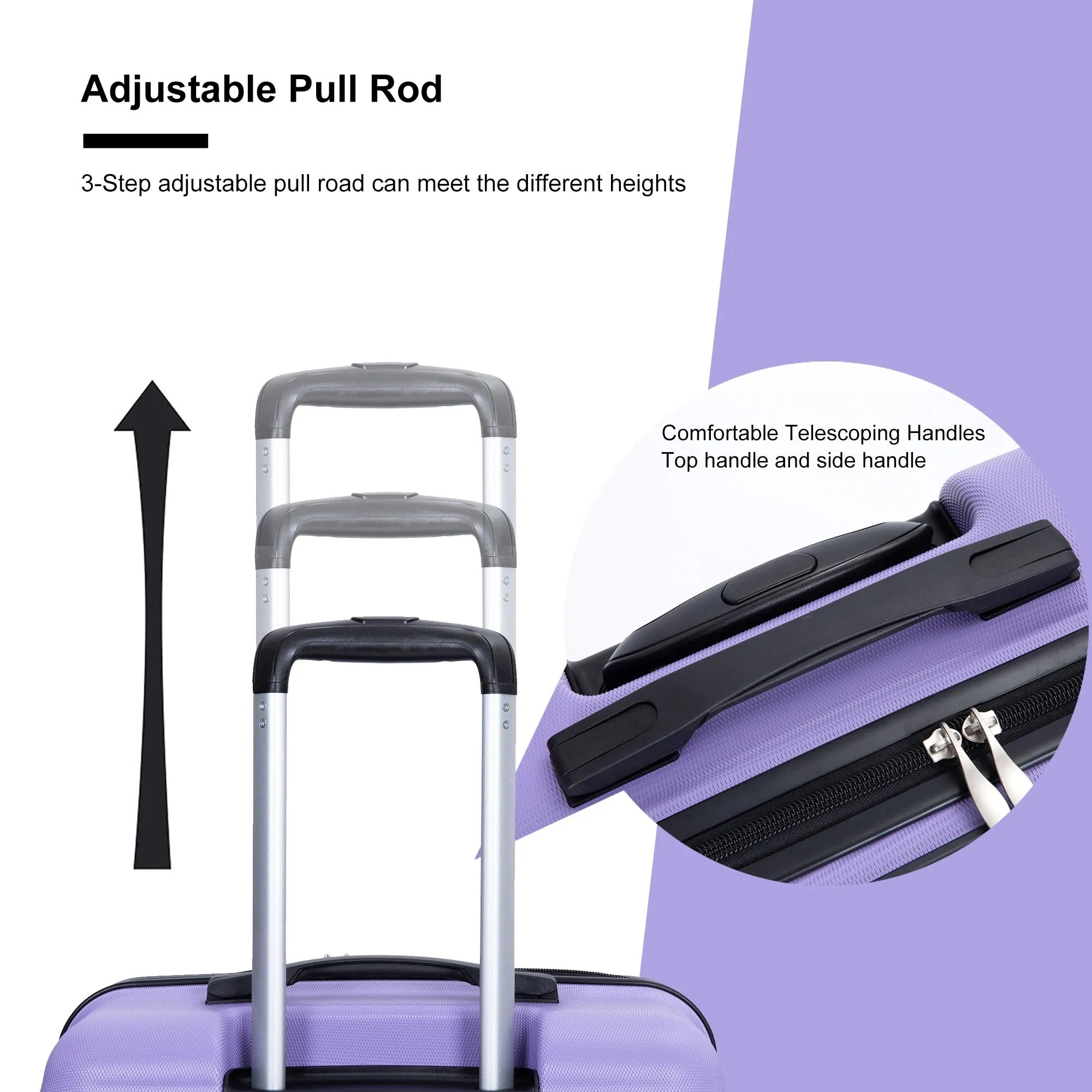 3 Piece Luggage Sets Suitcase/Trunk /Check-in Luggage /Carry-on Luggage