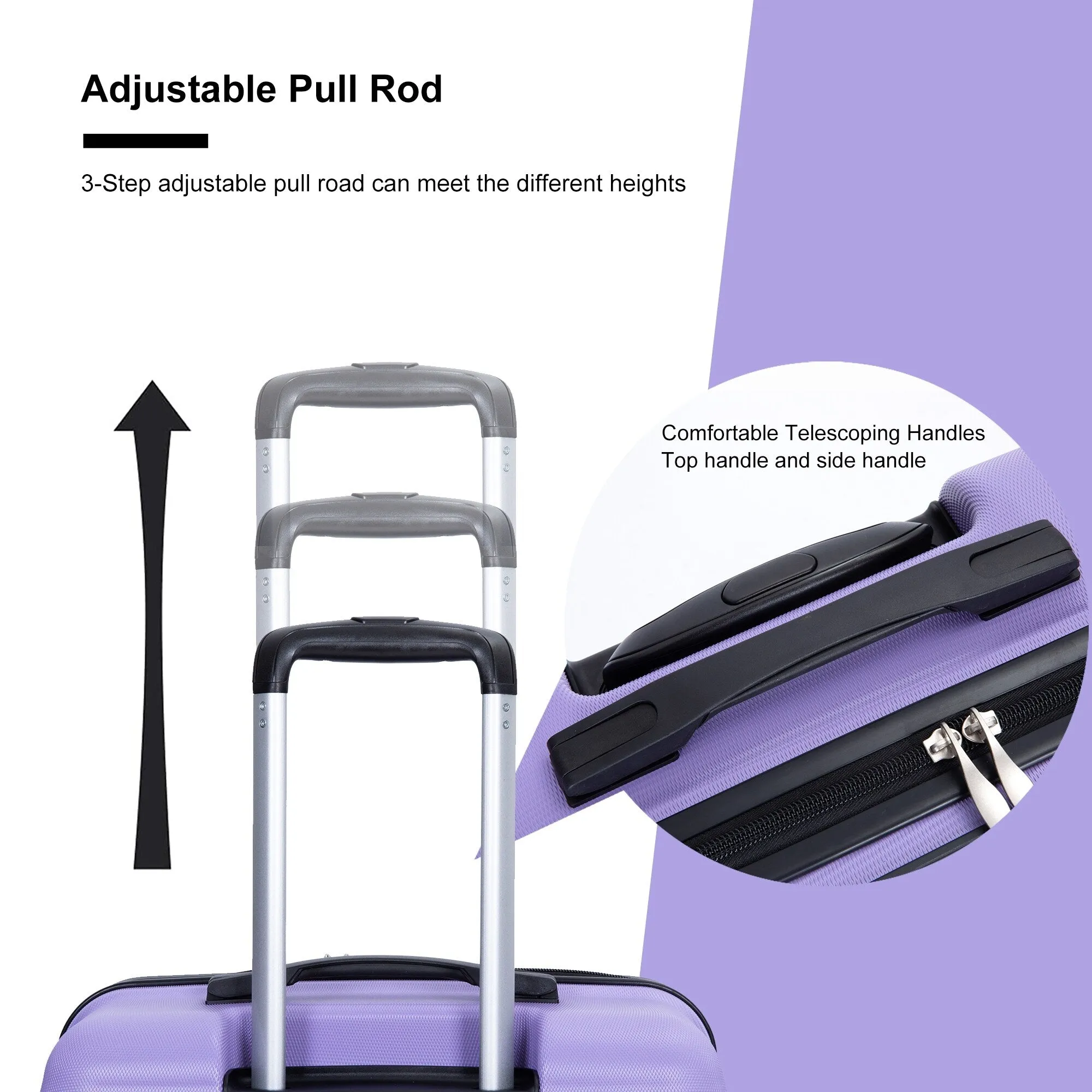 3 Piece Luggage Sets Suitcase/Trunk /Check-in Luggage /Carry-on Luggage