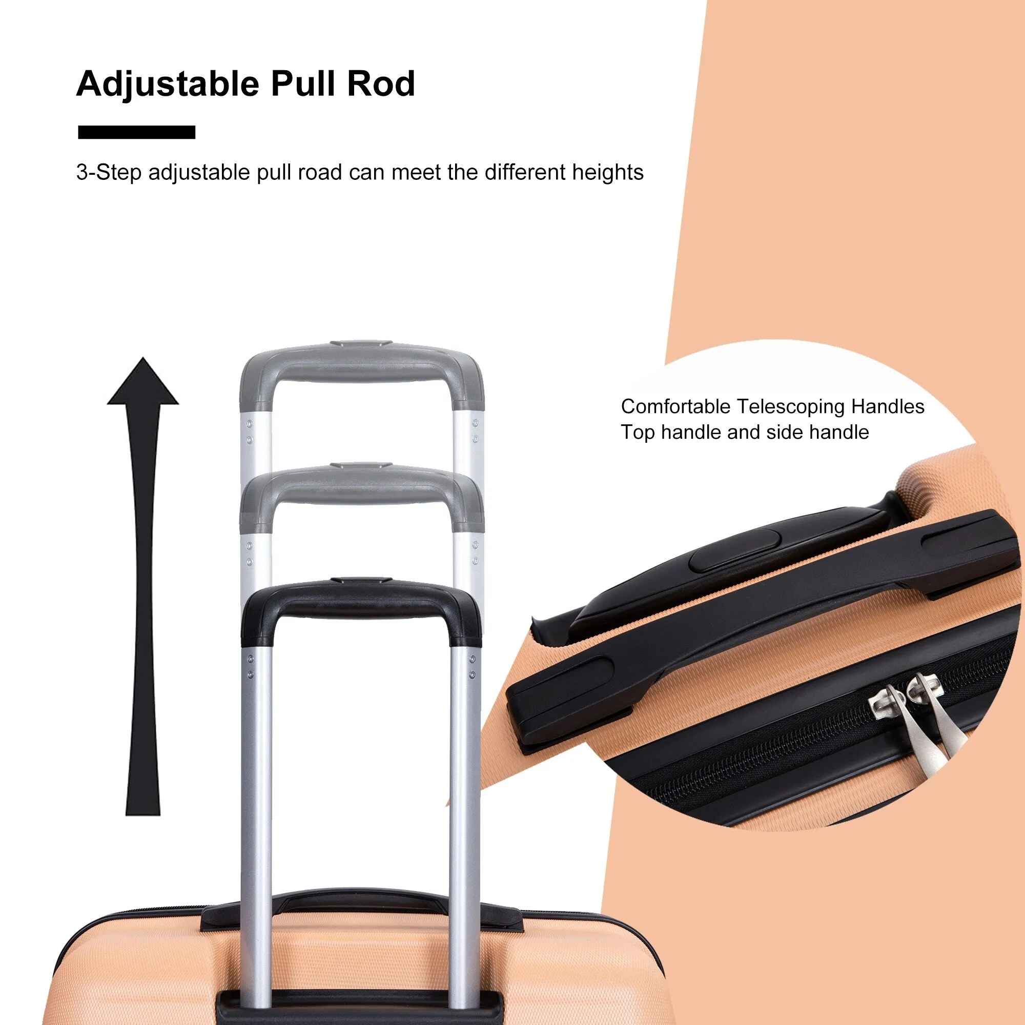 3 Piece Luggage Sets Suitcase/Trunk /Check-in Luggage /Carry-on Luggage