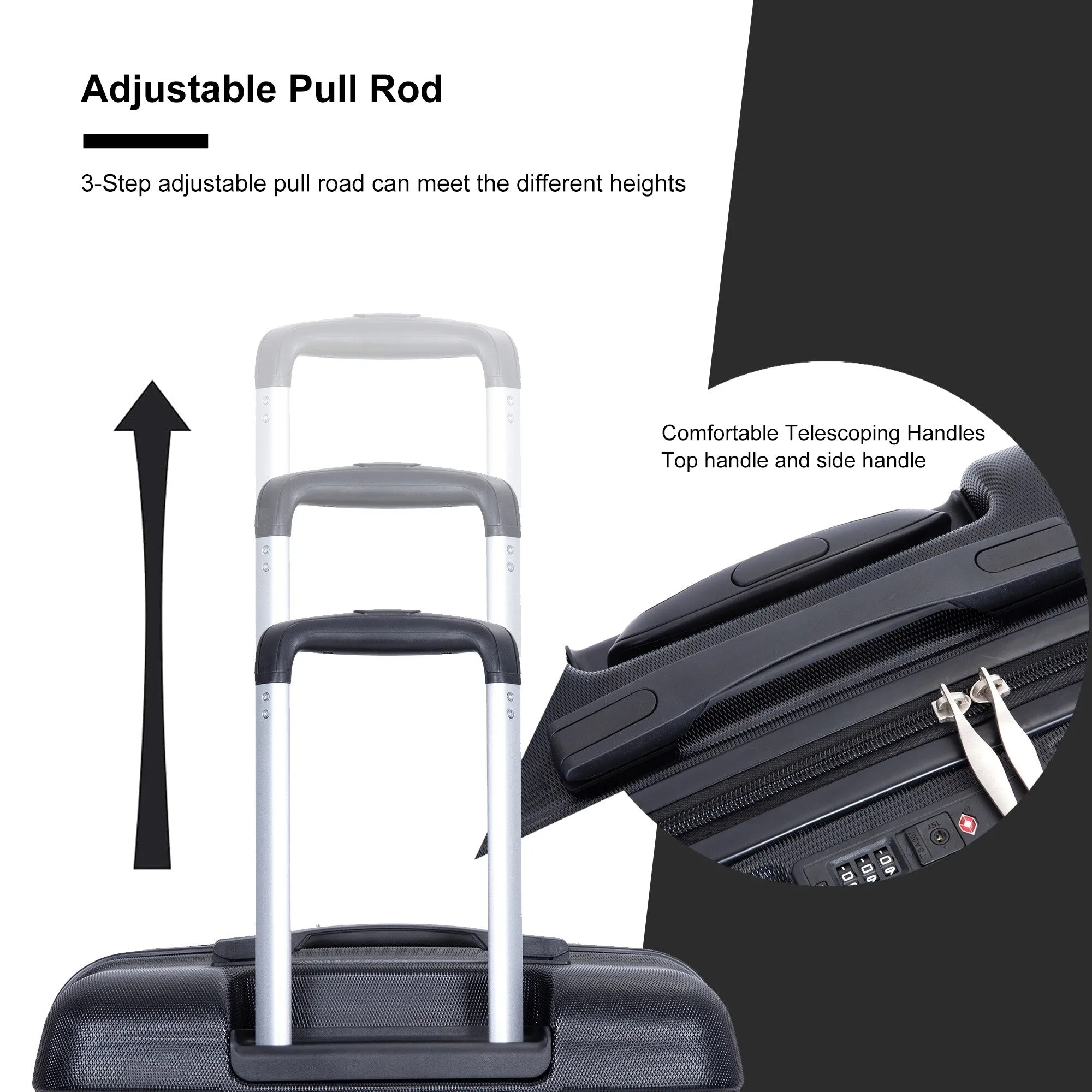 3 Piece Luggage Sets Suitcase/Trunk /Check-in Luggage /Carry-on Luggage