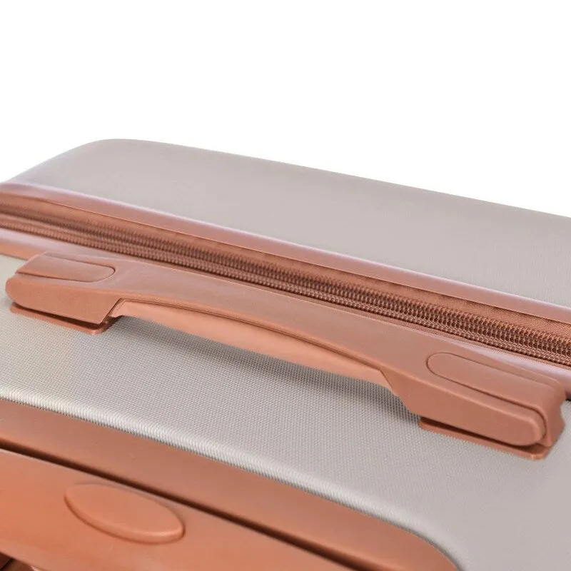 3PCS Expandable ABS Suitcase Luggage Set with TSA Lock,20"/24"/28"