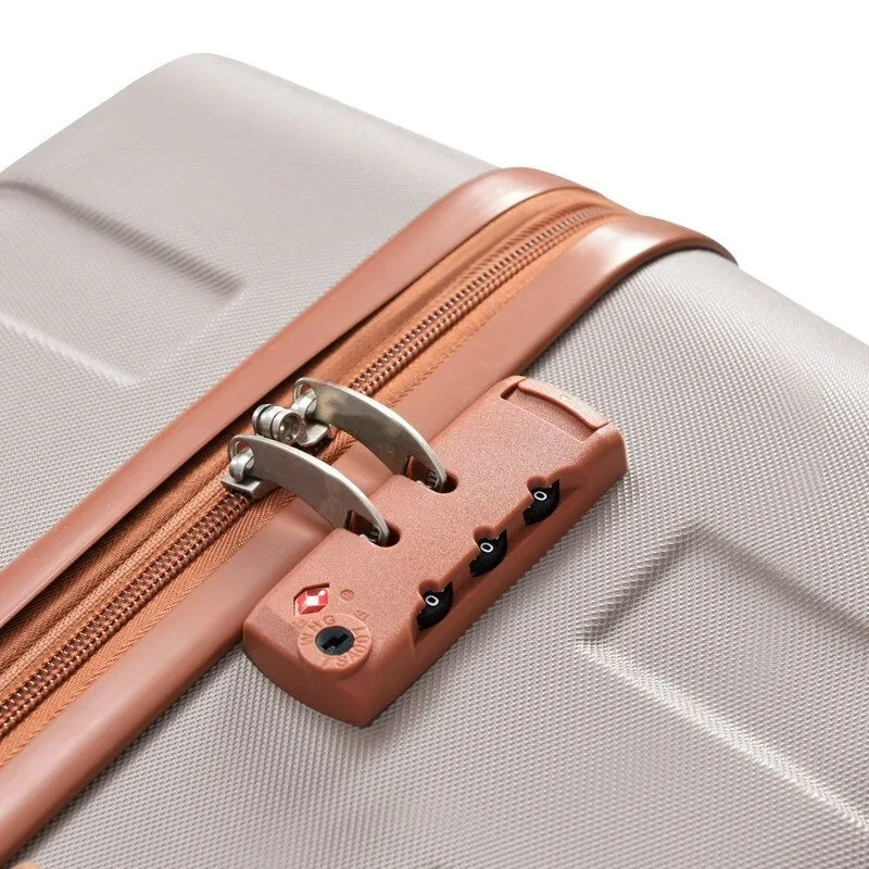 3PCS Expandable ABS Suitcase Luggage Set with TSA Lock,20"/24"/28"