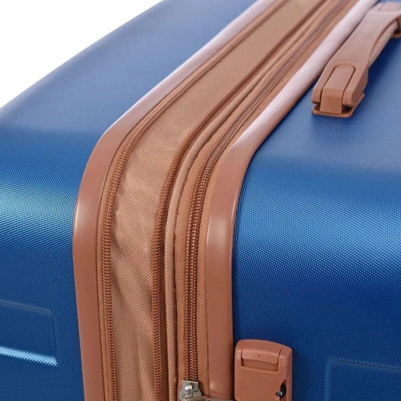 3PCS Expandable ABS Suitcase Luggage Set with TSA Lock,20"/24"/28"
