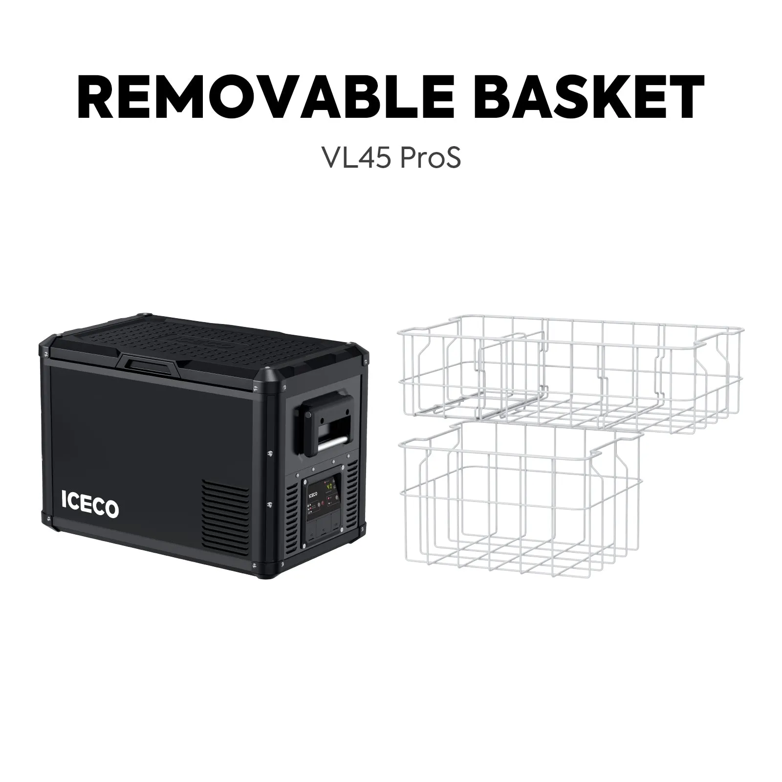 47.5QT VL45ProS Portable Fridge Freezer with Camping Cot | ICECO
