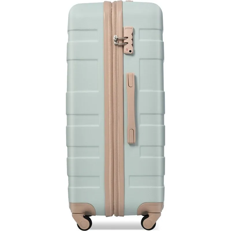 4Pcs Expandable ABS Durable Suitcase Luggage Sets with Travel Bag
