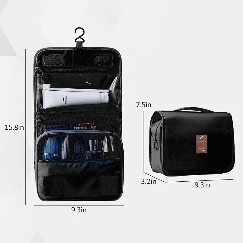 5Pcs Expandable ABS Durable Suitcase Luggage Sets with Travel Bag and Hanging Toiletry Bag