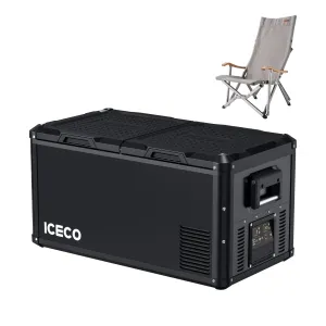 79.2QT VL75ProD 12V Heavy Duty Freezer with Hi1600L High Back Chair| ICECO