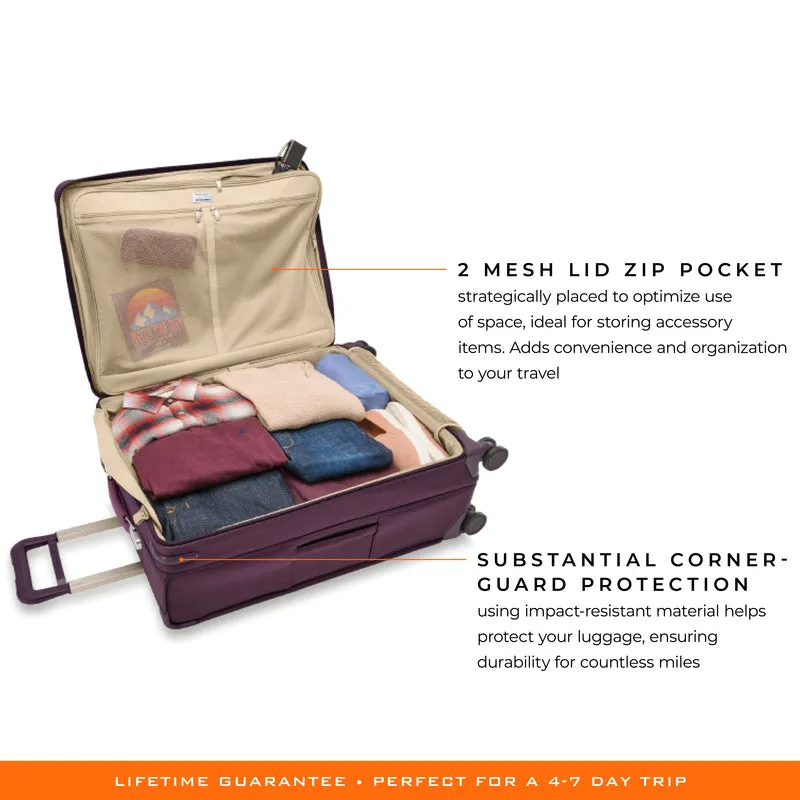 Briggs & Riley Baseline Limited Edition Large Expandable Spinner - Plum