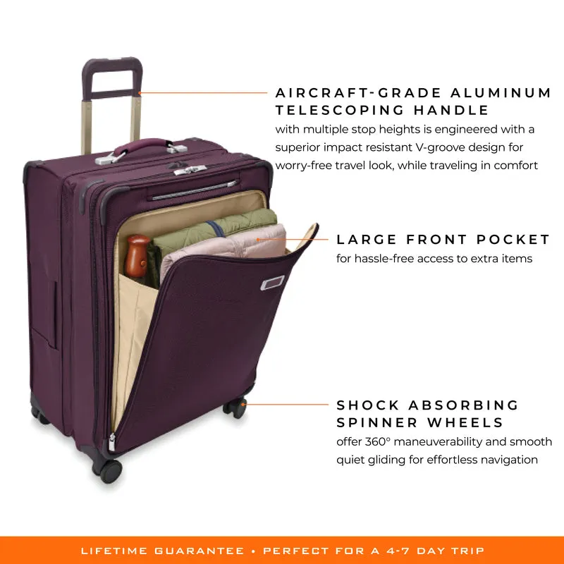 Briggs & Riley Baseline Limited Edition Large Expandable Spinner - Plum