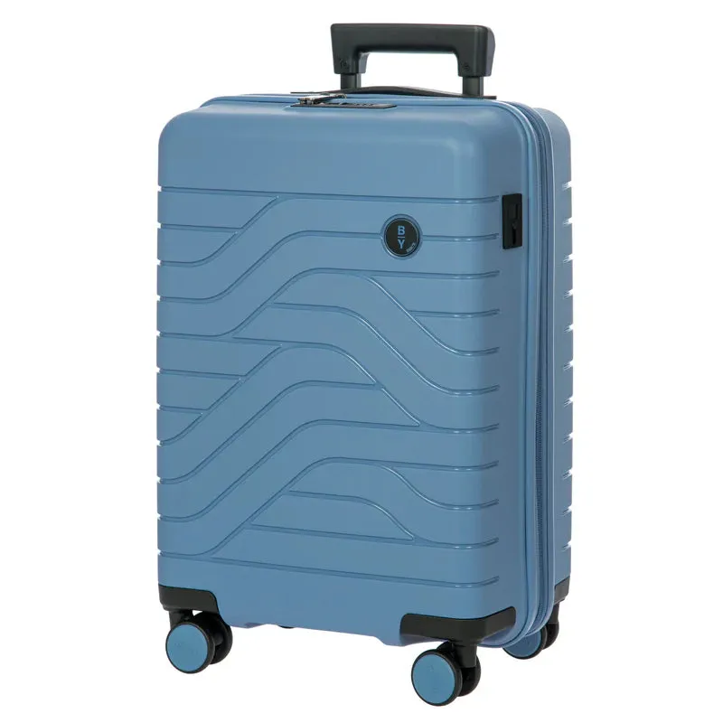 B/Y Ulisse Expandable Carry-On Spinner - Grey Blue