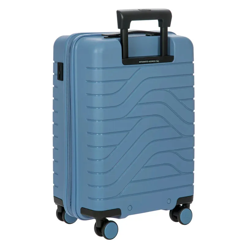 B/Y Ulisse Expandable Carry-On Spinner - Grey Blue