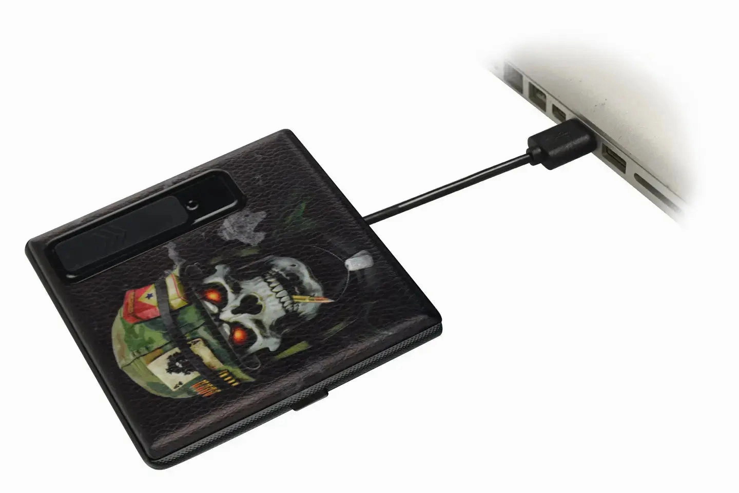 Cigarette Case with USB Coil Lighter - 8 Pieces Per Retail Ready Display 23235