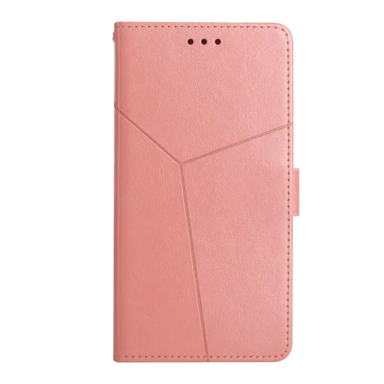 For Samsung Galaxy Note 20 Y Stitching Horizontal Flip Leather Case with Holder  Card Slots