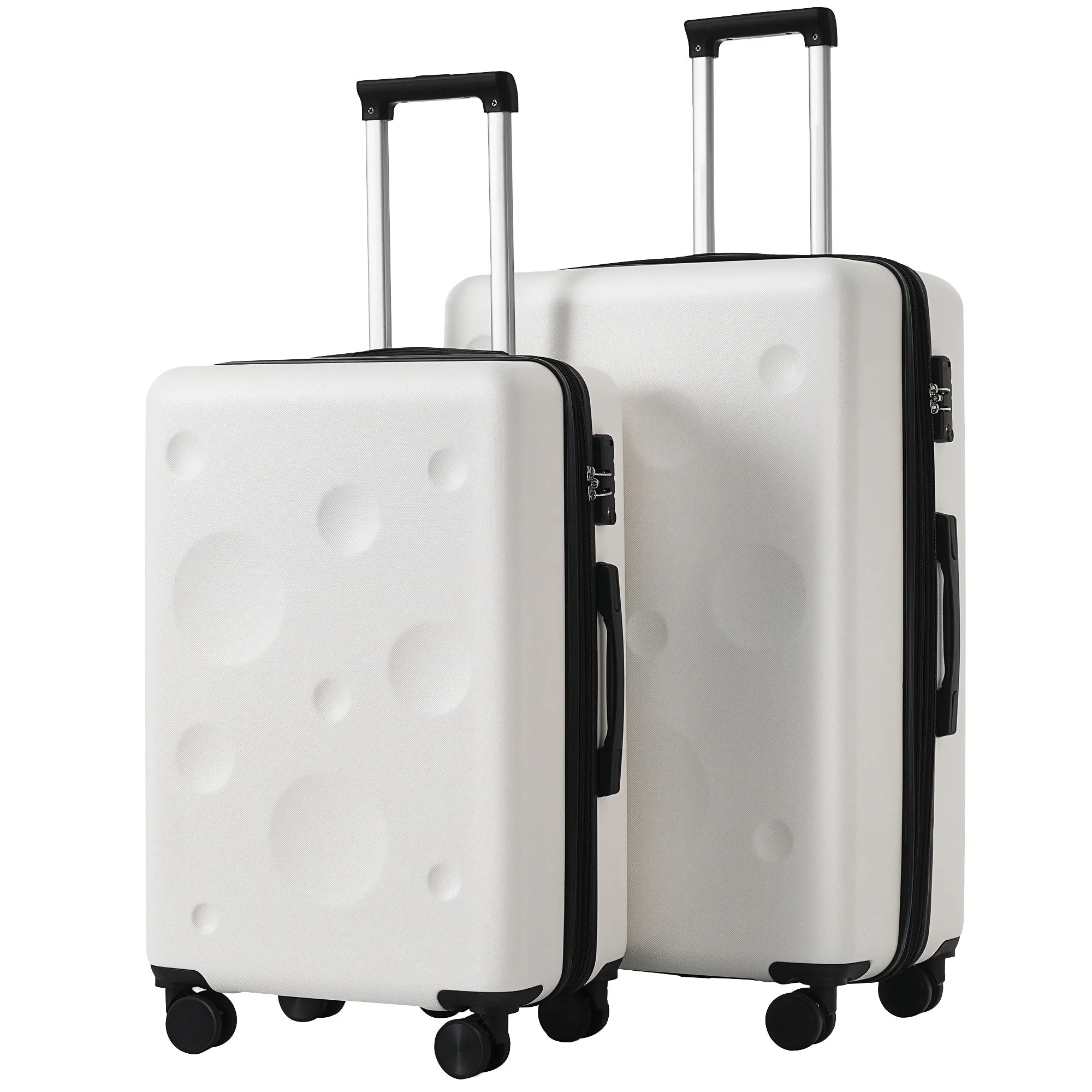 Hardshell Luggage Sets 2 Pieces 24" 28" Expandable Luggages Spinner Suitcase with TSA Lock Lightweight
