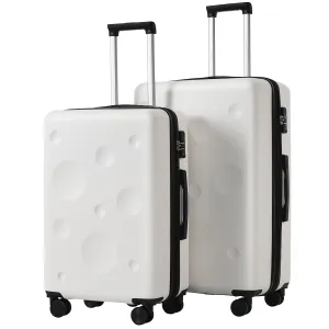Hardshell Luggage Sets 2 Pieces 24" 28" Expandable Luggages Spinner Suitcase with TSA Lock Lightweight