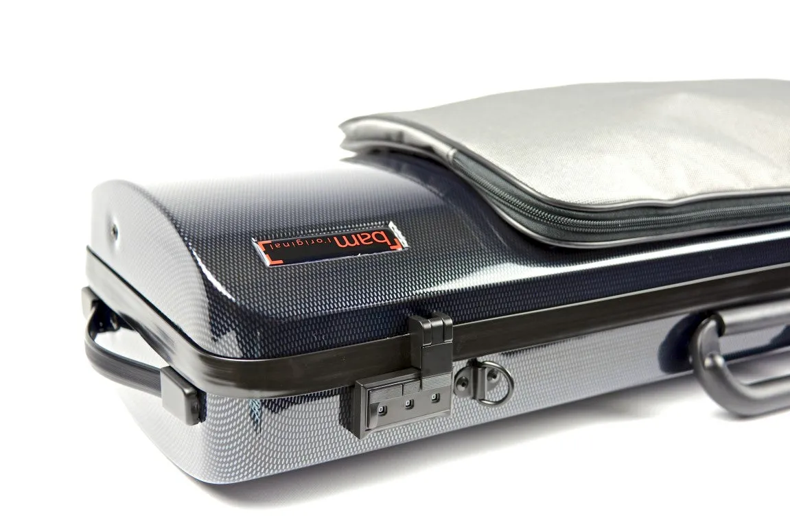 HIGHTECH OBLONG VIOLIN CASE (CLASSIC SHAPE) WITH POCKET