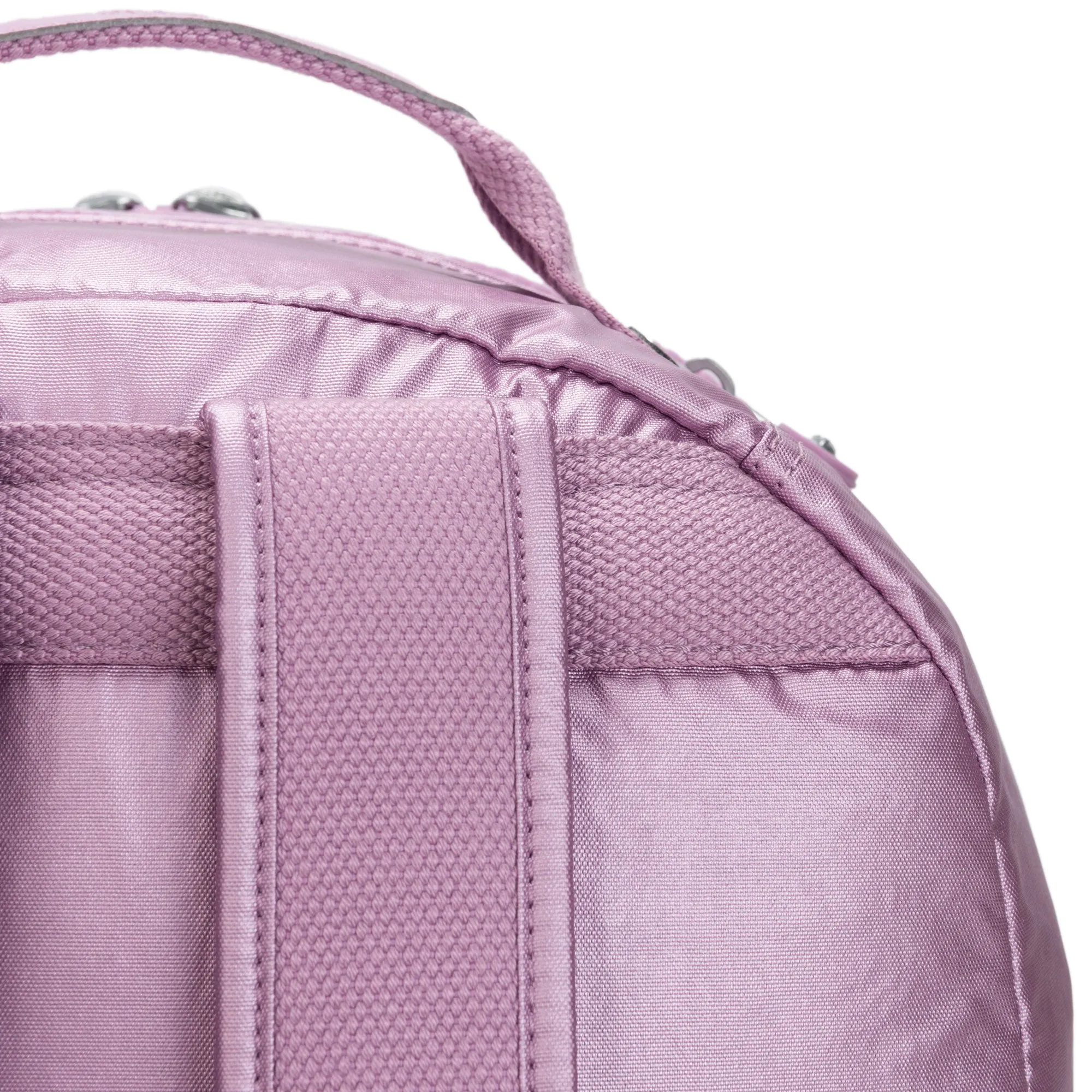 Kipling Seoul Extra Large  Metallic 17" Laptop Backpack Metallic Berry
