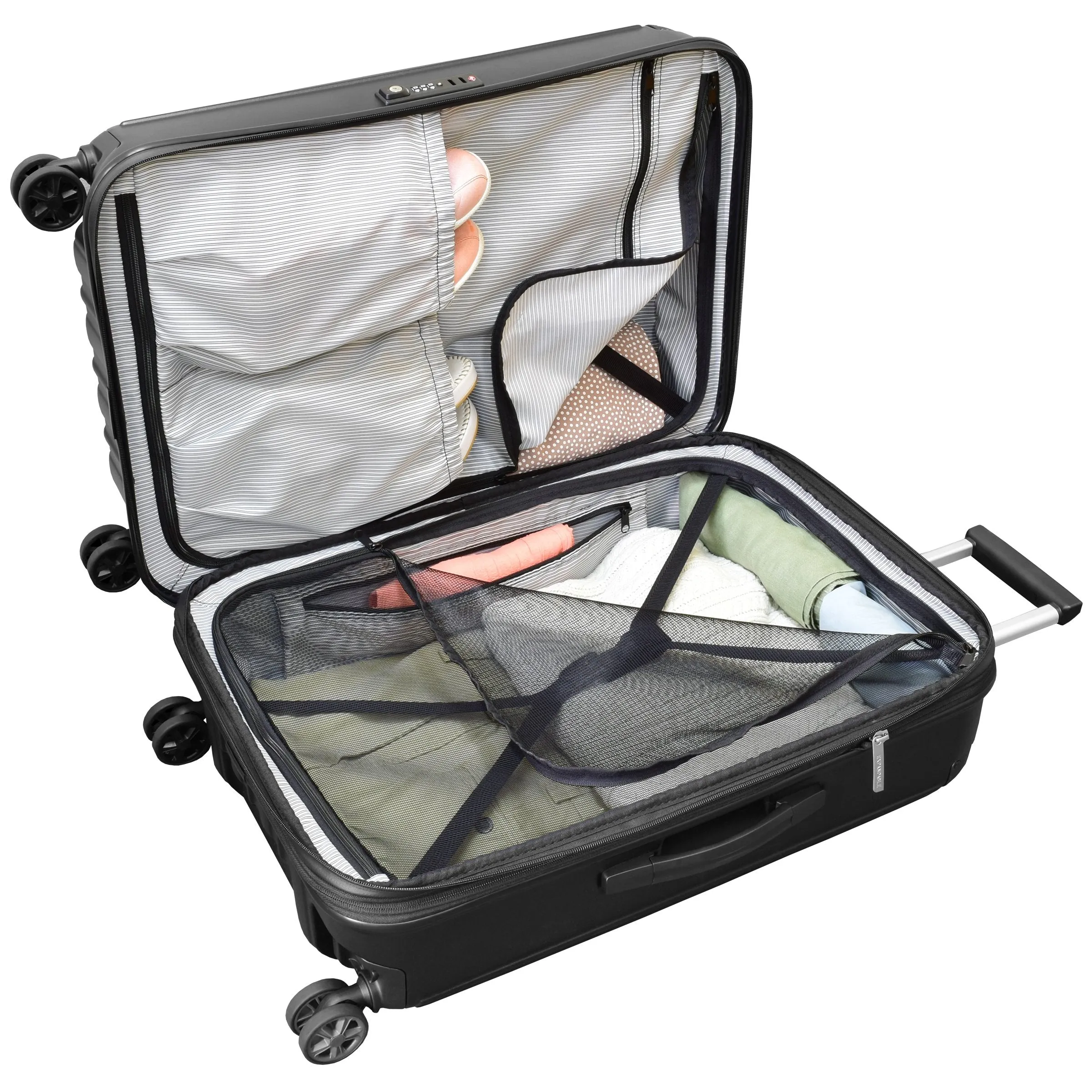 London Fog Heathrow 21" 4-Wheel Carry-On Luggage