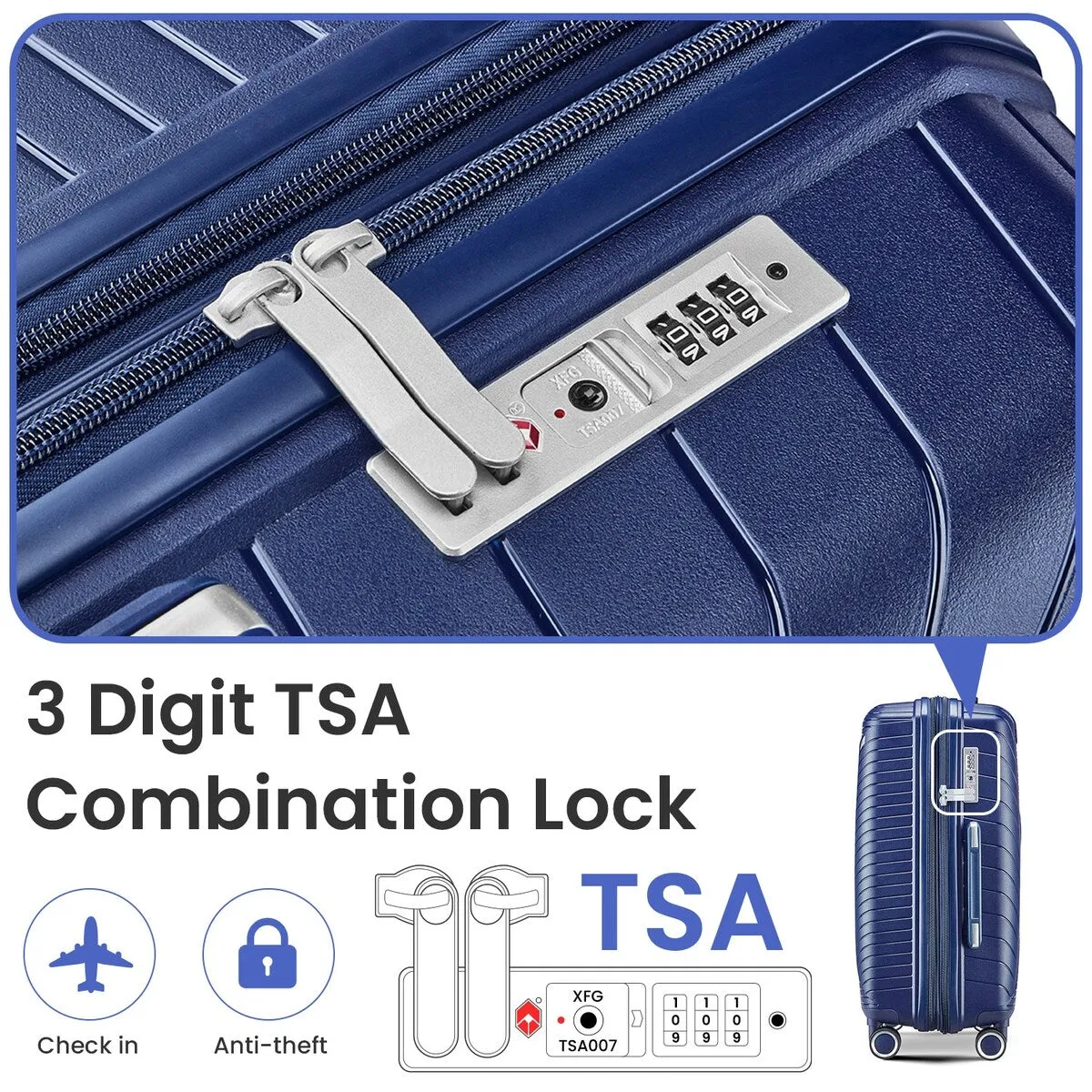 Luggage Sets 4 Piece(14/20/24/28)