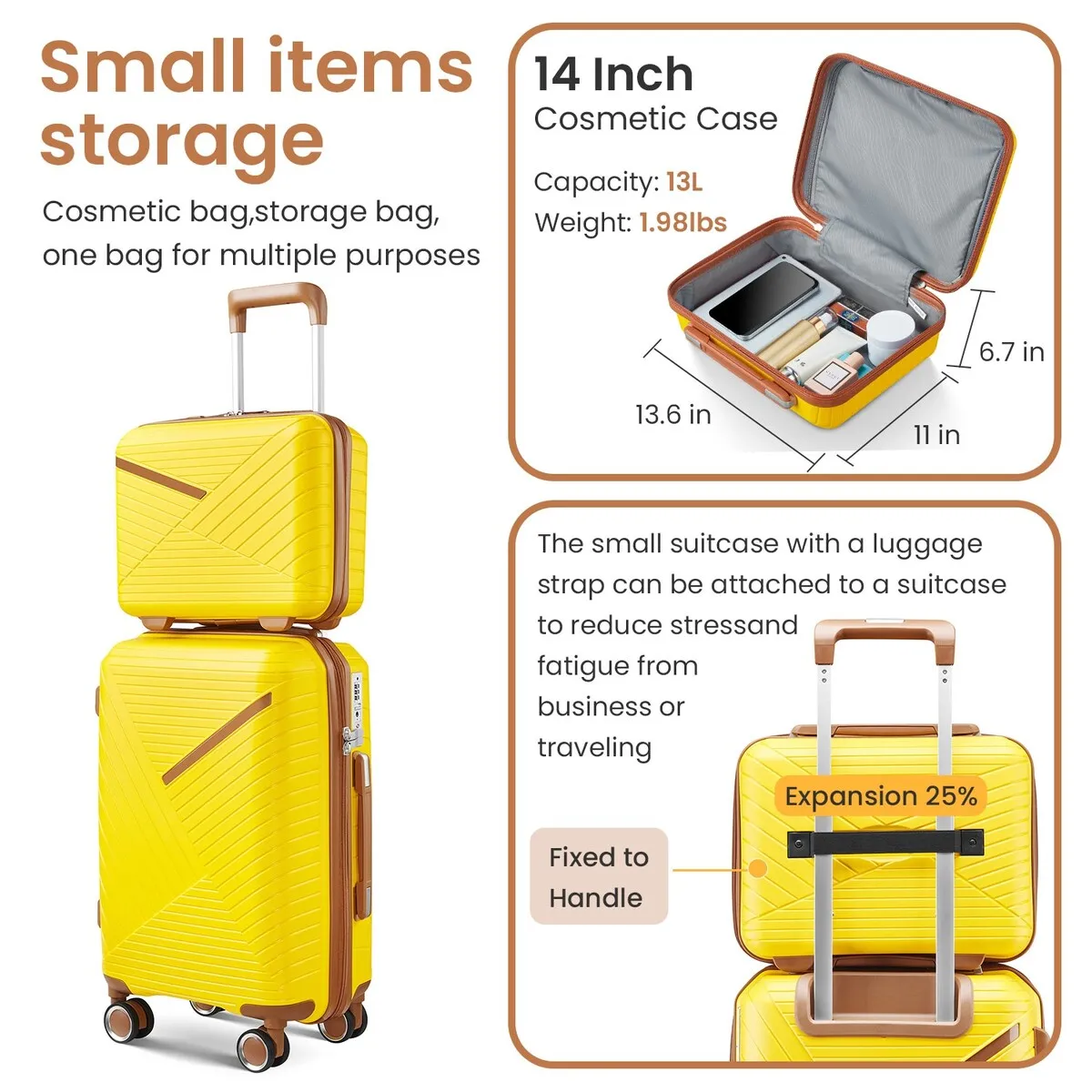 Luggage Sets 4 Piece(14/20/24/28)
