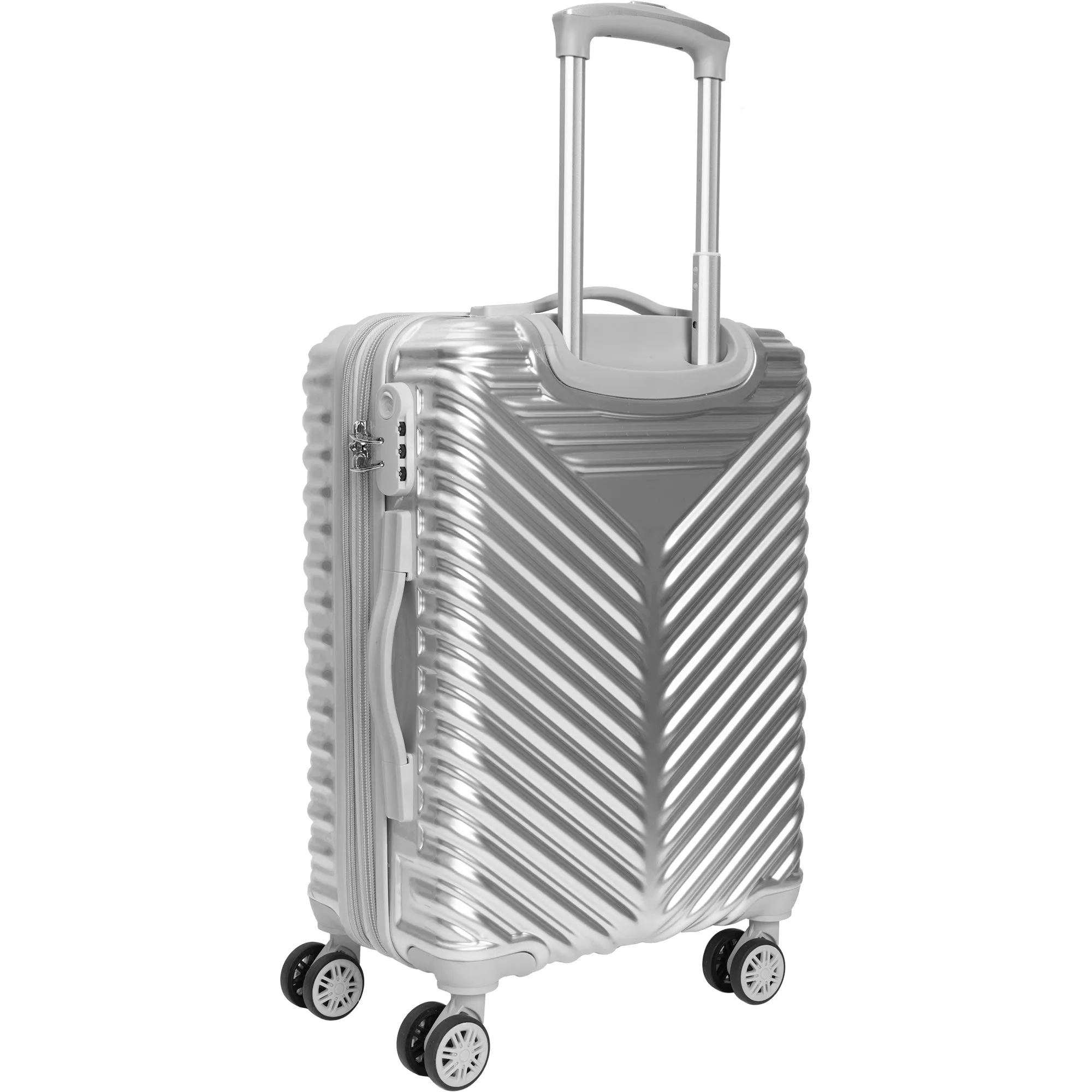 Max Studio 3 Piece Auckland Hardshell Expandable Lightweight Suitcase Double Spinner Wheels Luggage Set