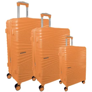 Max Studio 3 Piece Sofia Expandable Lightweight Durable Suitcase Double Spinner Wheels Luggage Set