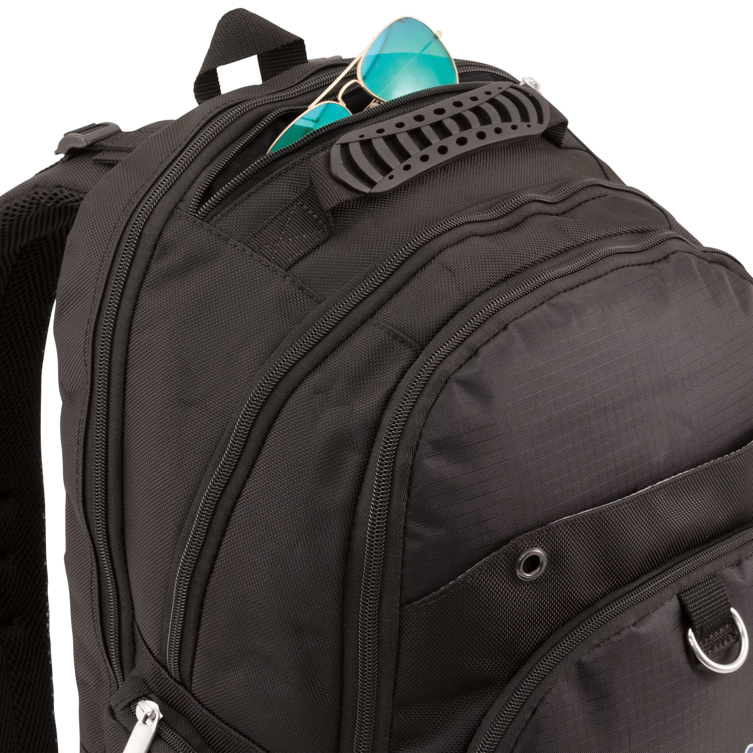 Pro Travel Deluxe Backpack, Black