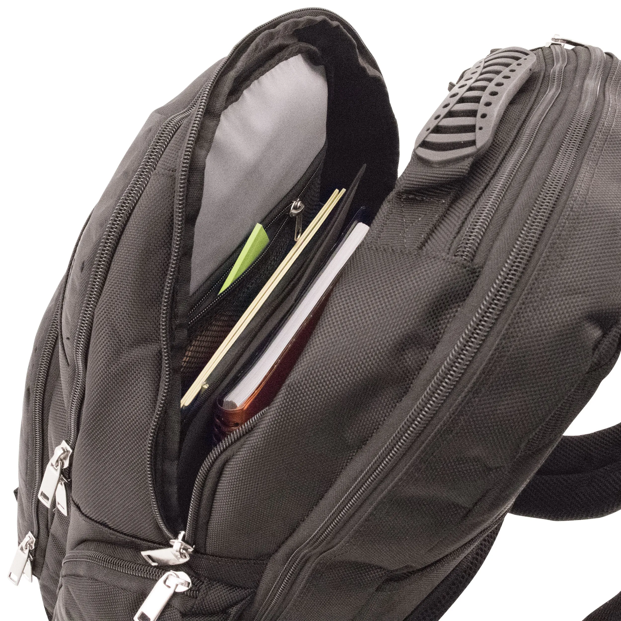Pro Travel Deluxe Backpack, Black