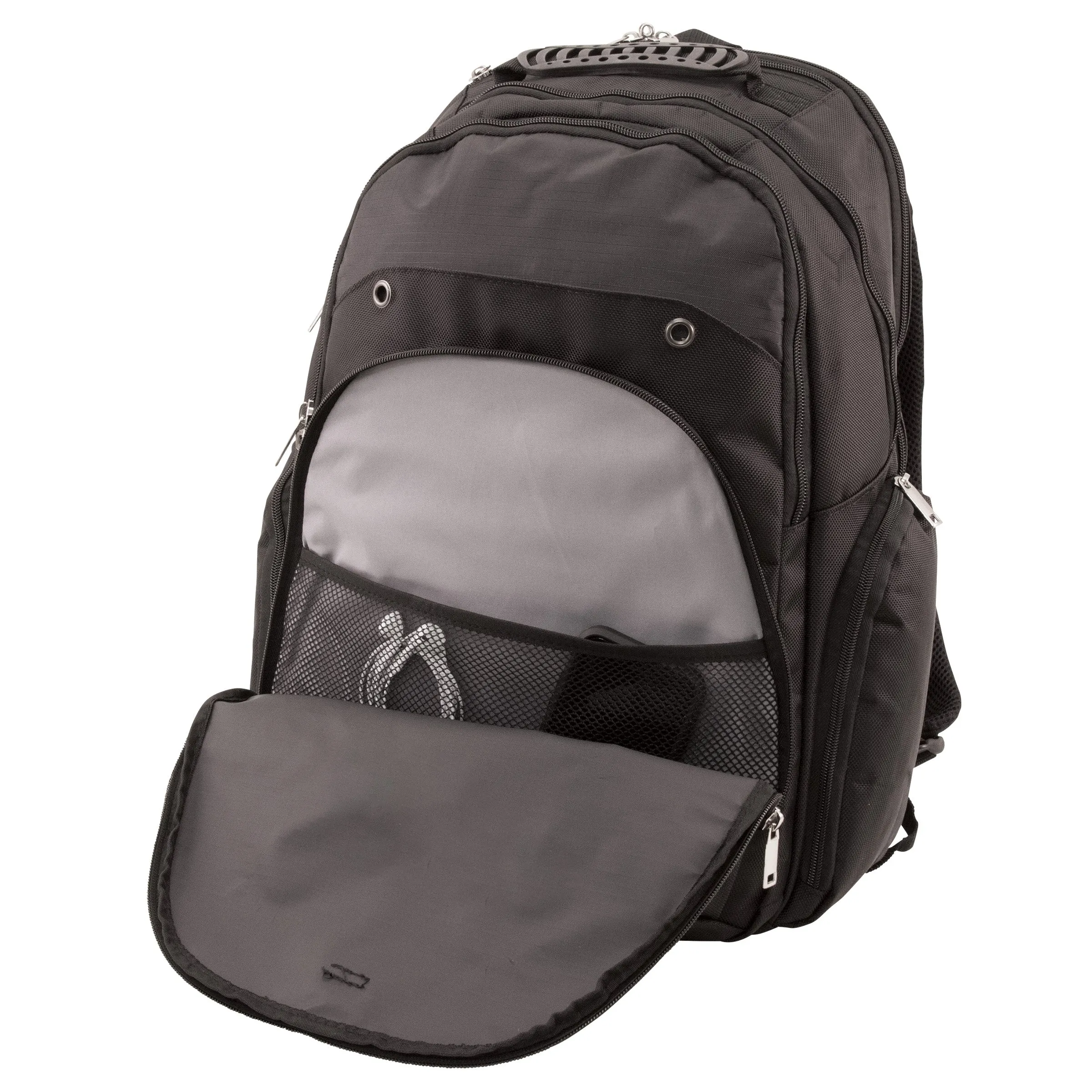 Pro Travel Deluxe Backpack, Black
