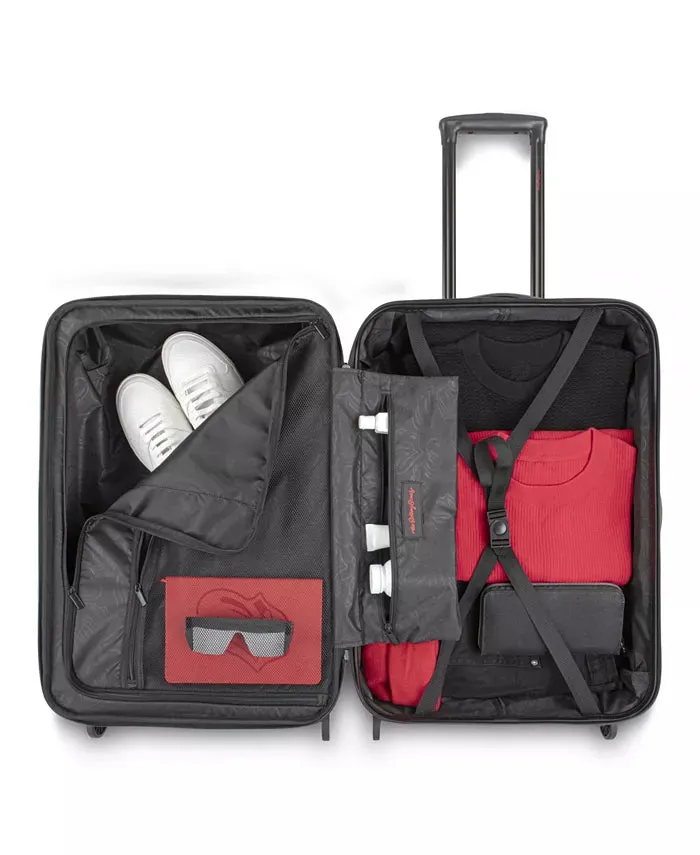 Rolling Stones Grey Tie Dye Carry-On Luggage