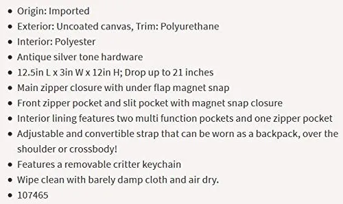 Sakroots Women's Convertible Backpack